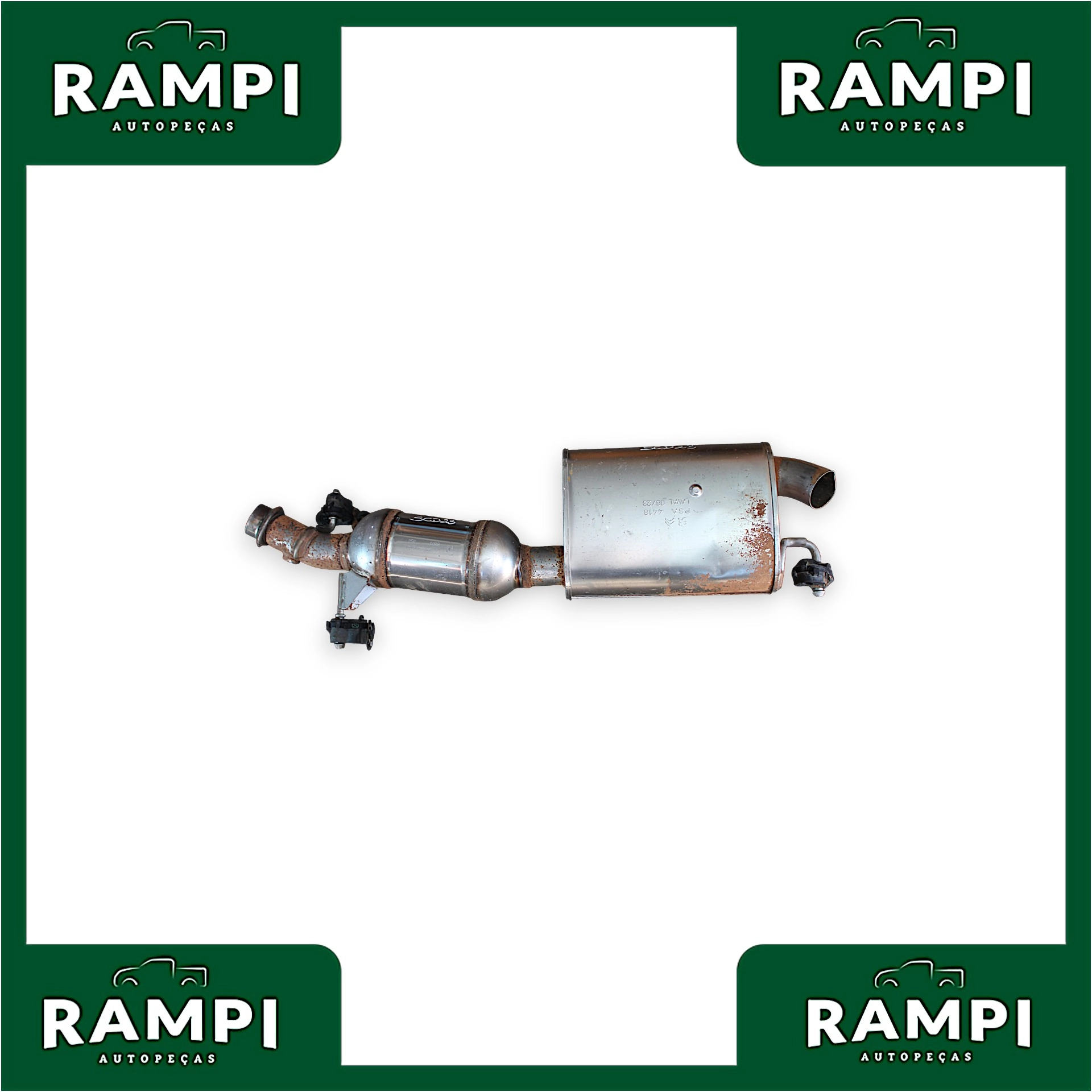 Catalisador Silenciador Traseiro Fiat Scudo 2023 1.5 PSA4418