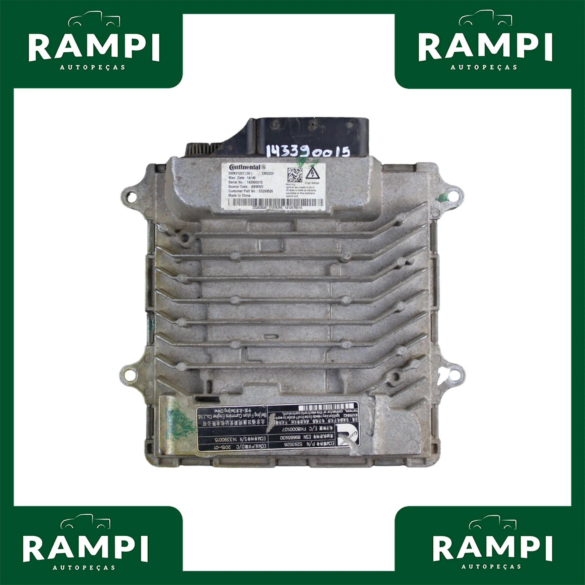 Módulo Central De Injeção F350 2016 2.8 Diesel 5293526