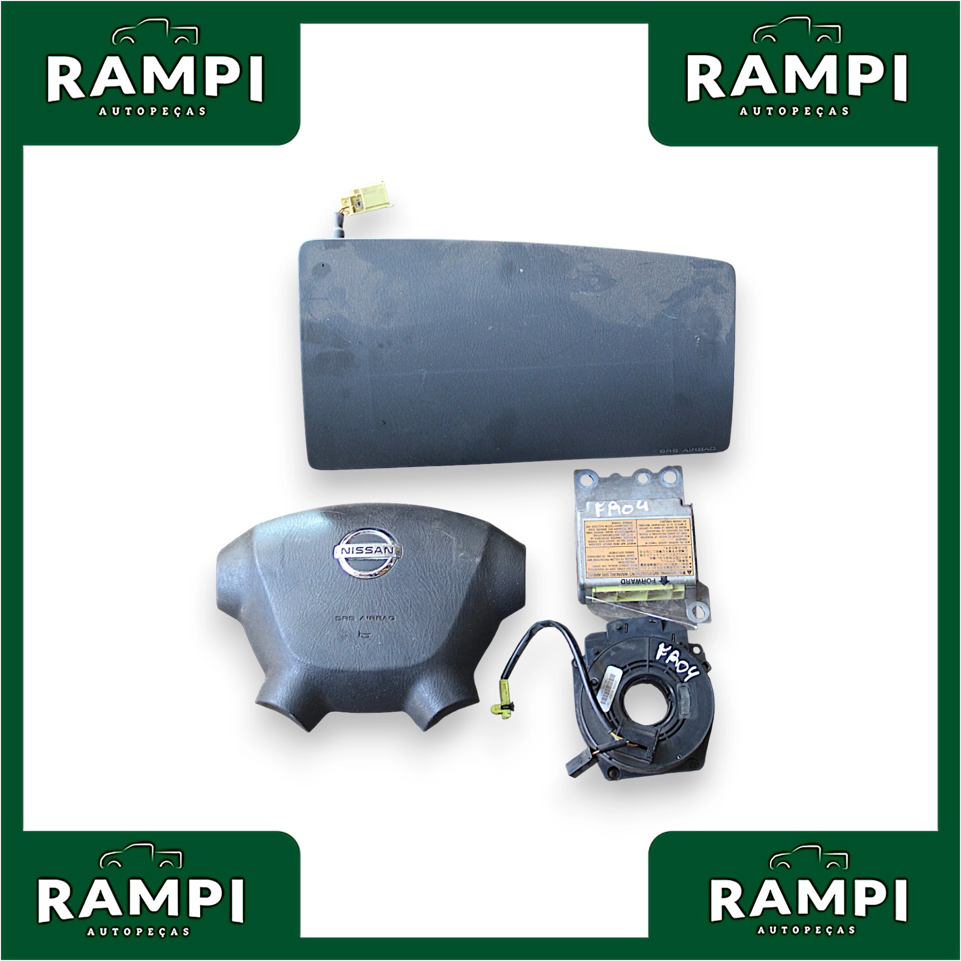 Kit Airbag Com Bolsa Nissan Frontier 2004 25554 8z324