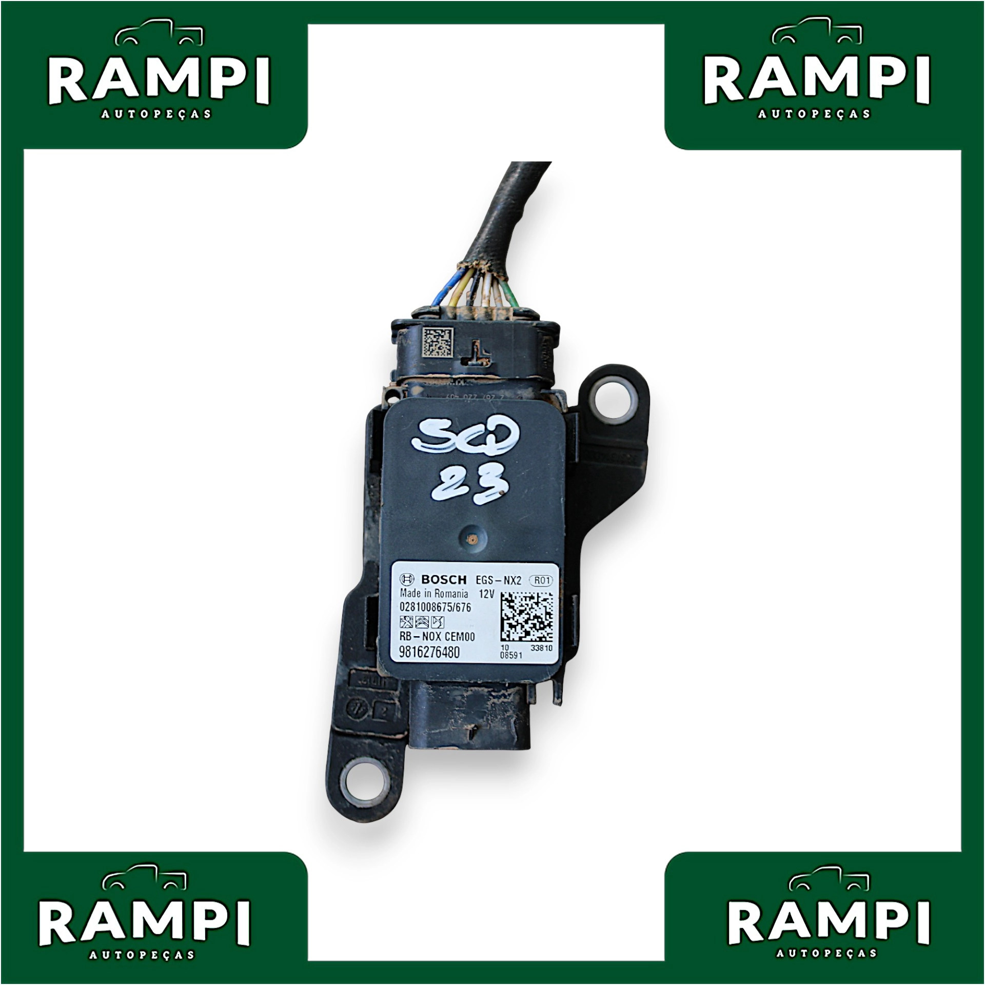 Sensor Sonda Nox Fiat Scudo 2023 1.5 9816276480