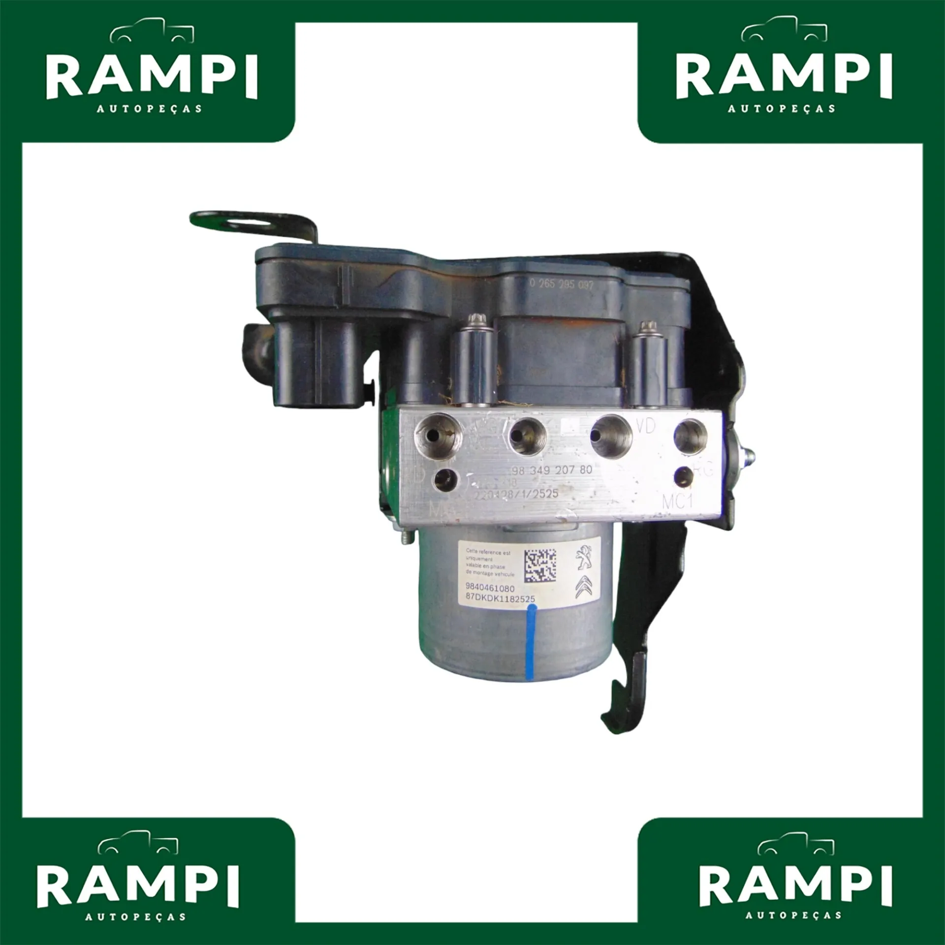 Módulo Central De Abs Fiat Scudo 2023 1.5 Diesel 9834920780 9840461080