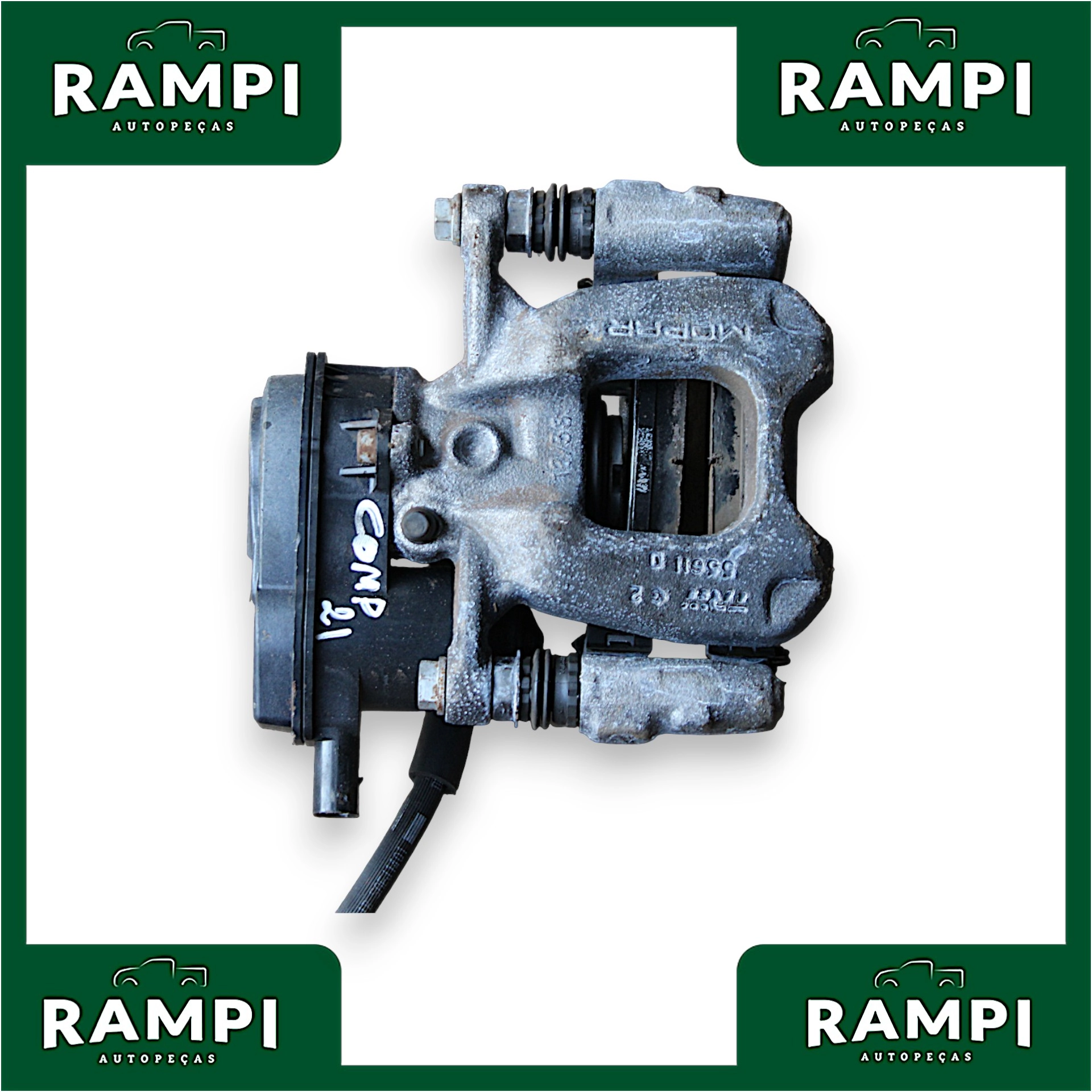 Pinça Freio Elétrica Traseira Direita Jeep Compass 2021 2.0 170cv A005D989