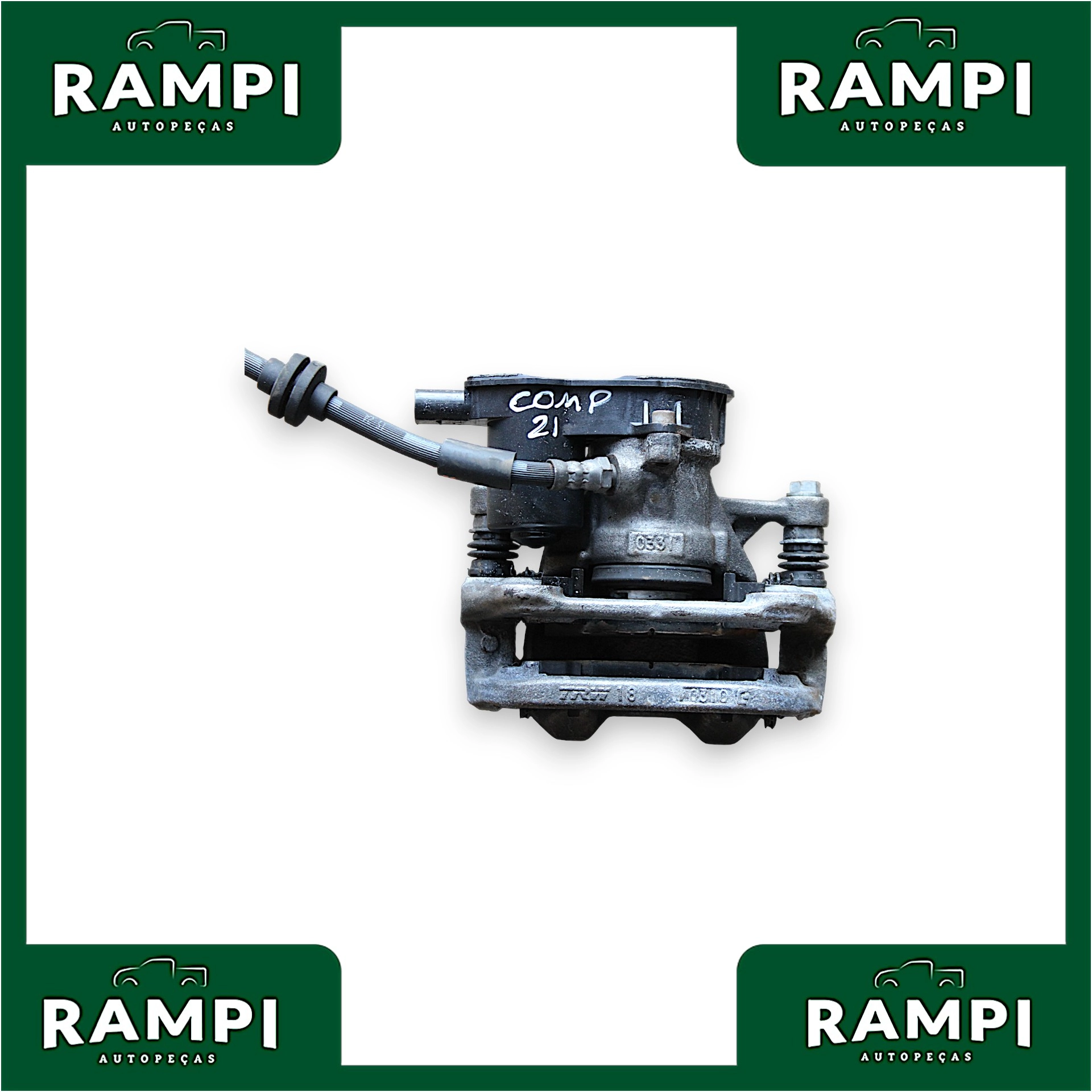 Pinça Freio Elétrica Traseira Esquerda Jeep Compass 2021 2.0 170cv A005D989