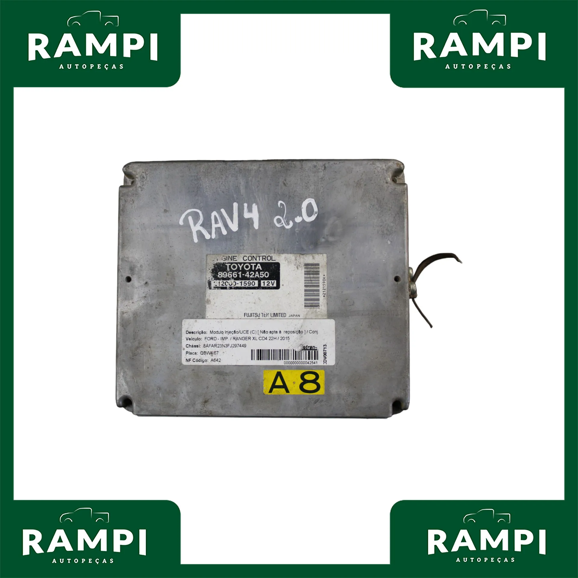 Módulo Centra Injeção RAV 4 2.0 Gasolina 2006 8966142a50