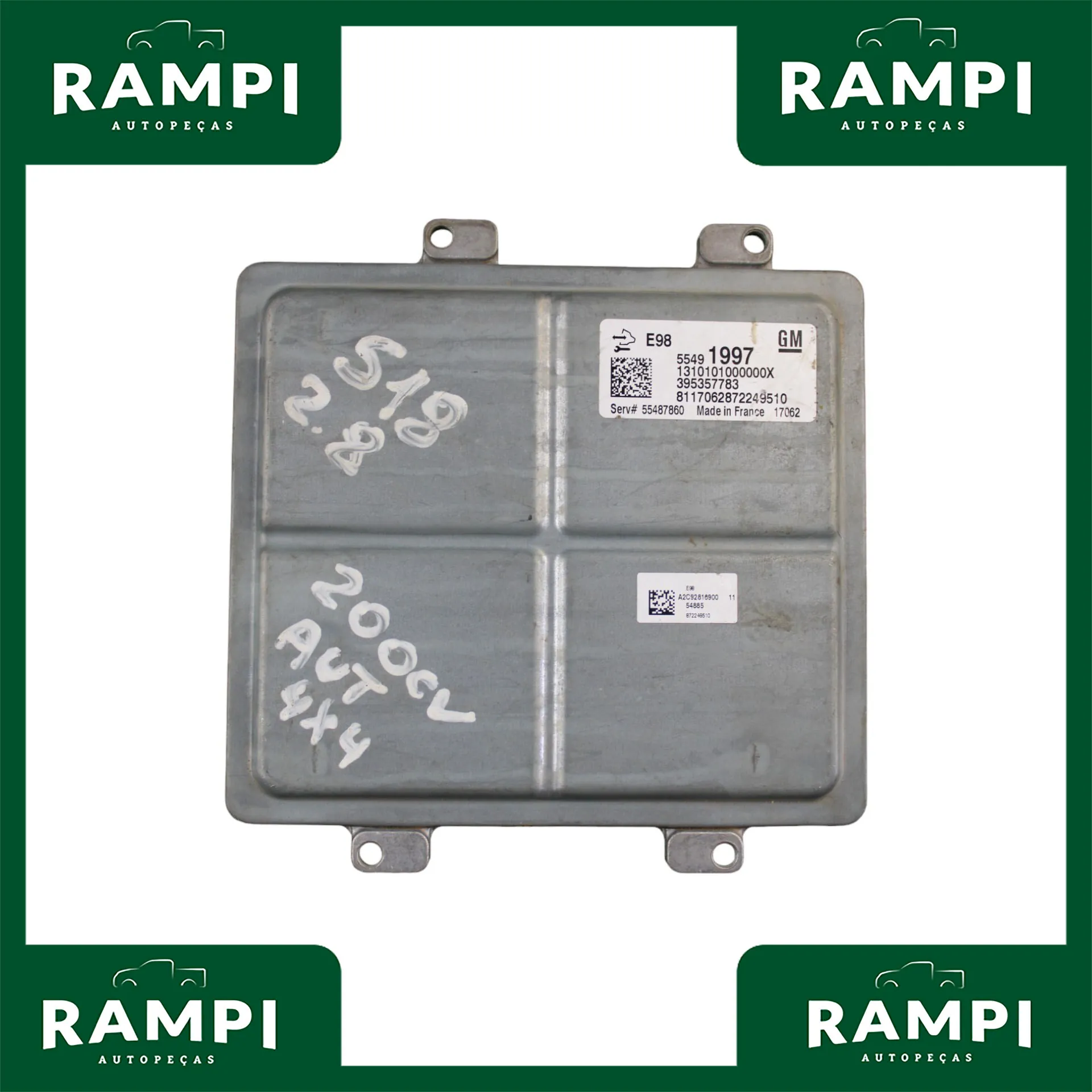 Módulo Central De Injeção S10 2018 2.8 200 cv Aut. 4x4 Diesel 55491997