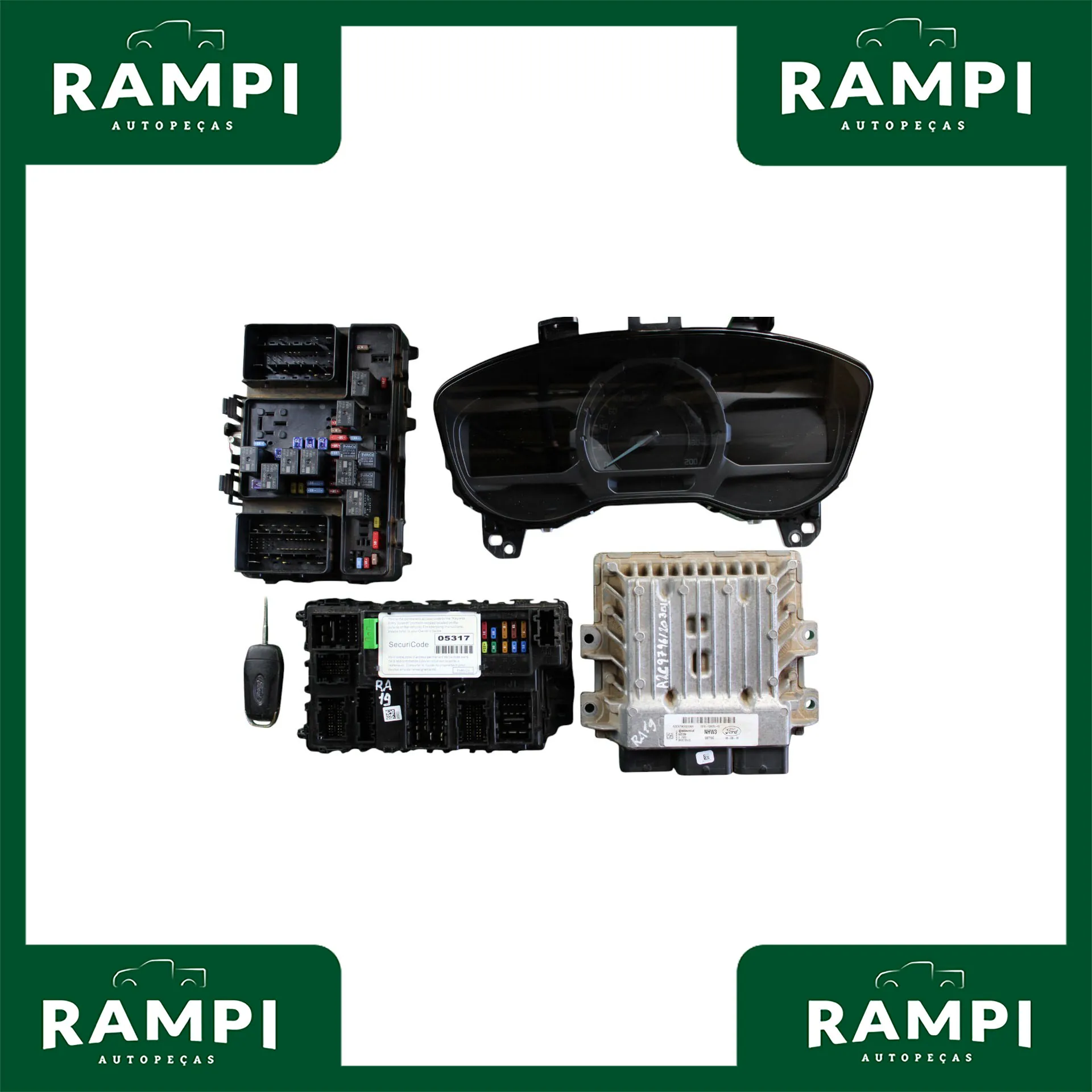 Kit De Injeção Ranger 2019 3.2 Diesel eb3g12a650ke a2c9796120301