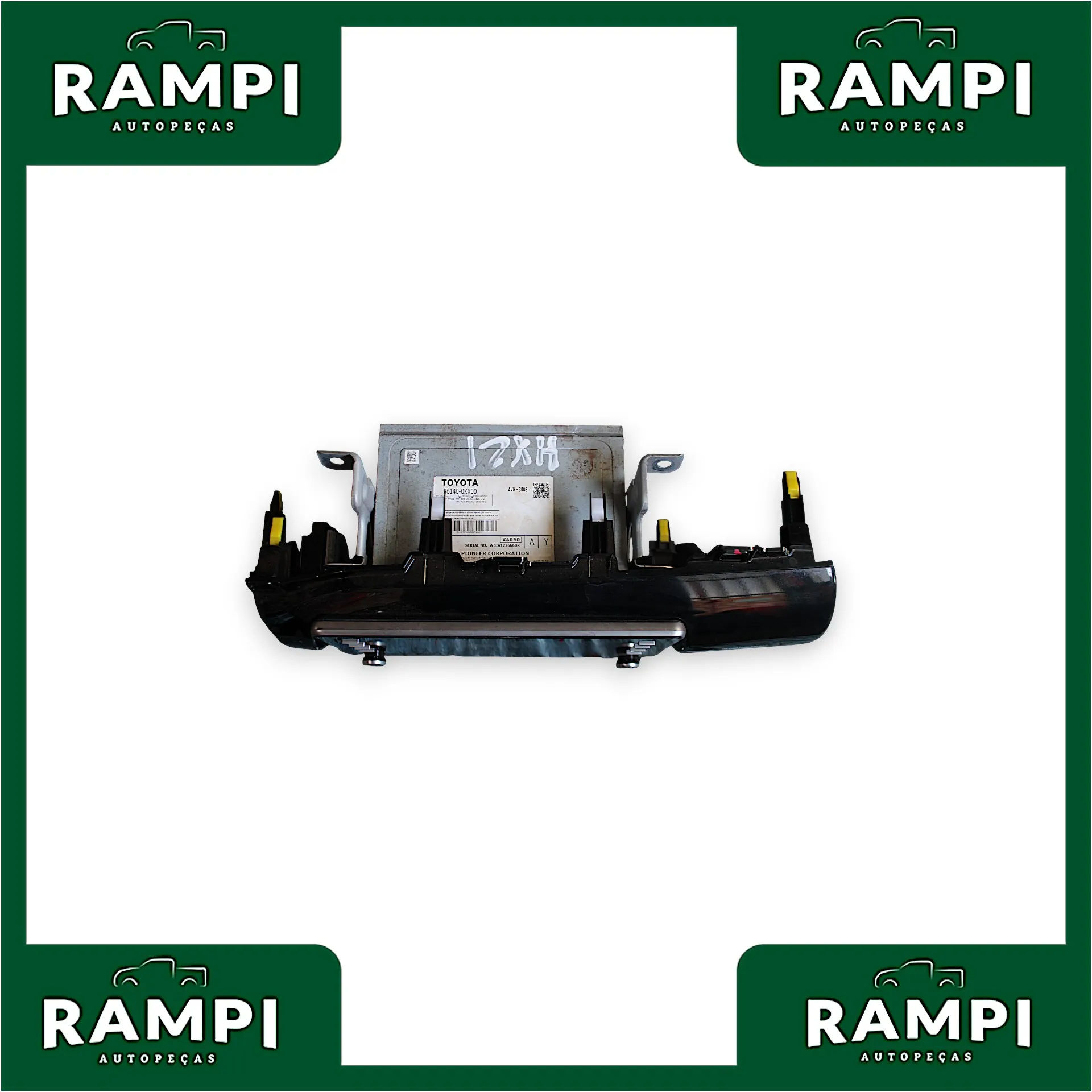 Rádio Central Multimidia Toyota Hilux 2021 861400kx00