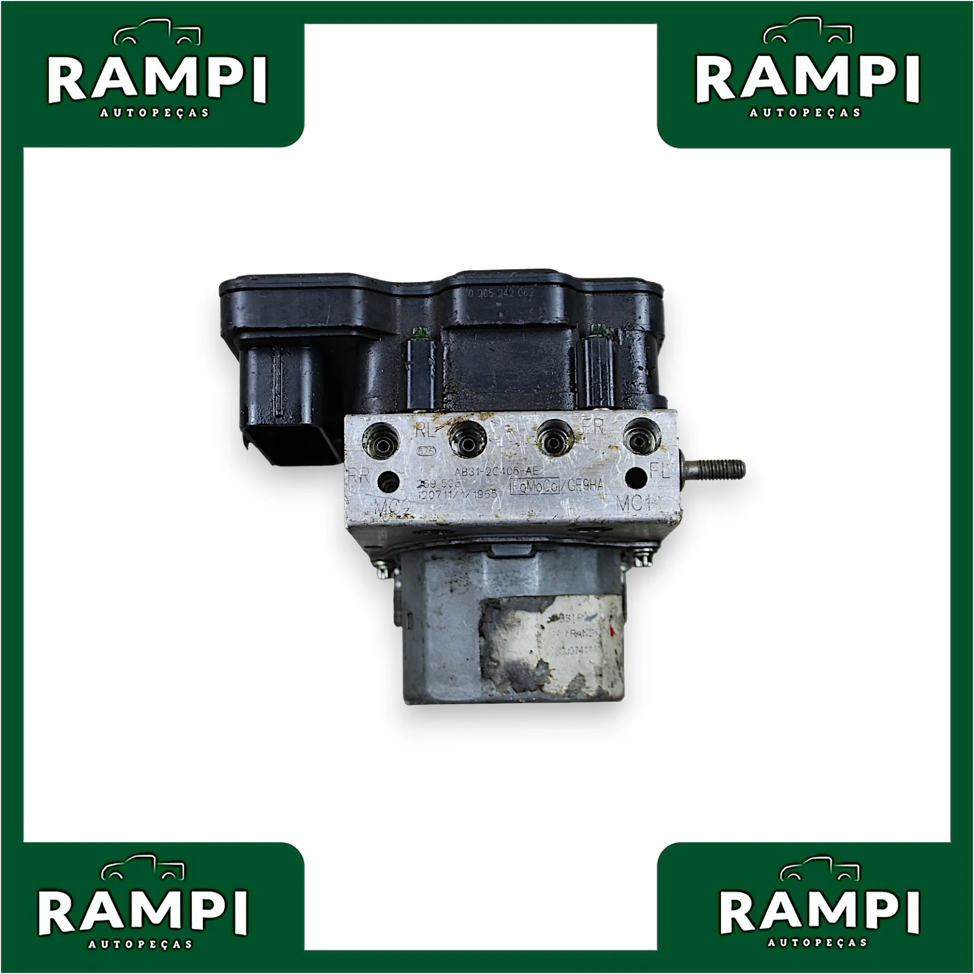 Módulo Freio ABS Ford Ranger 2014 AB312C219BE 0265805004