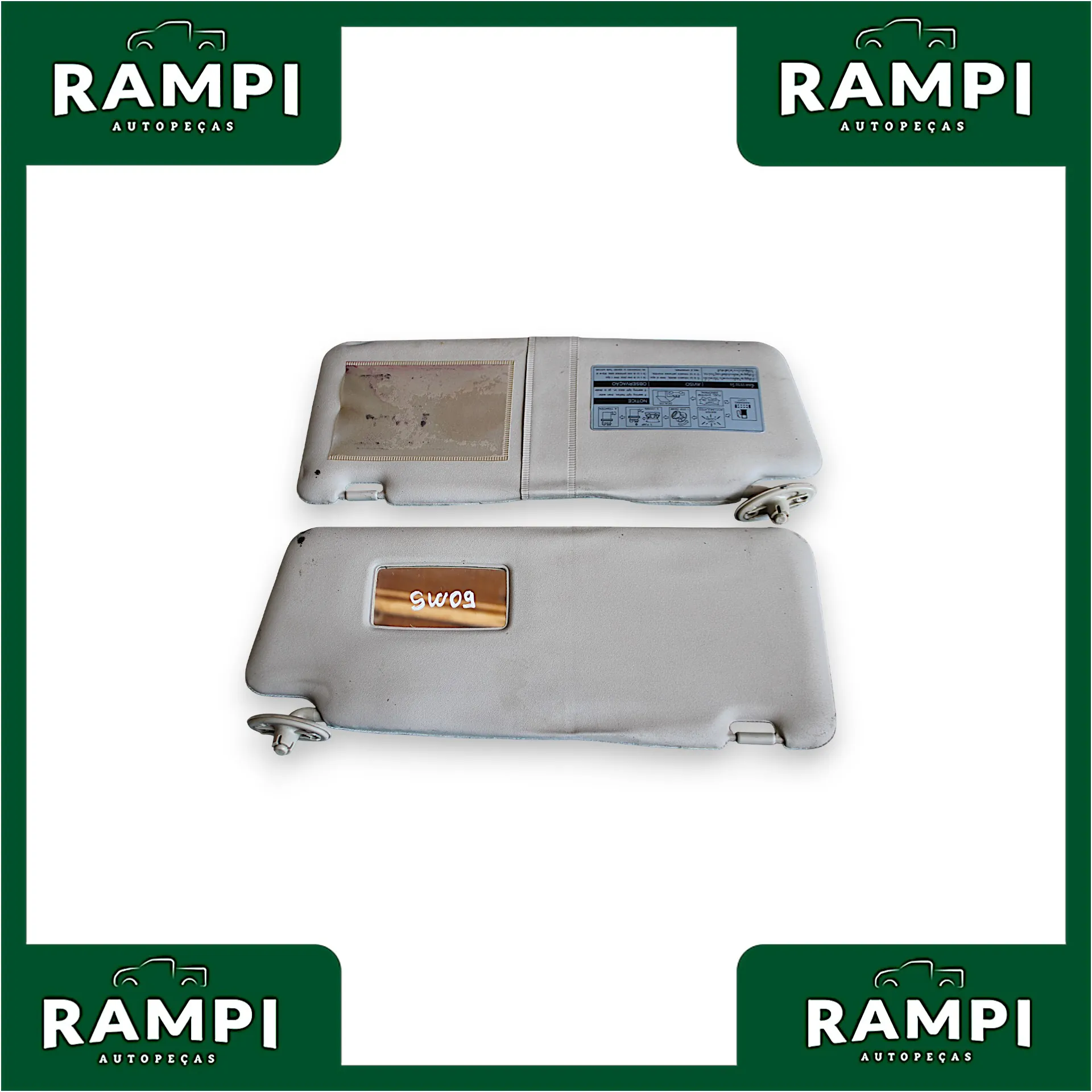 Jogo Tapa Sol Toyota Hilux SW4 2006