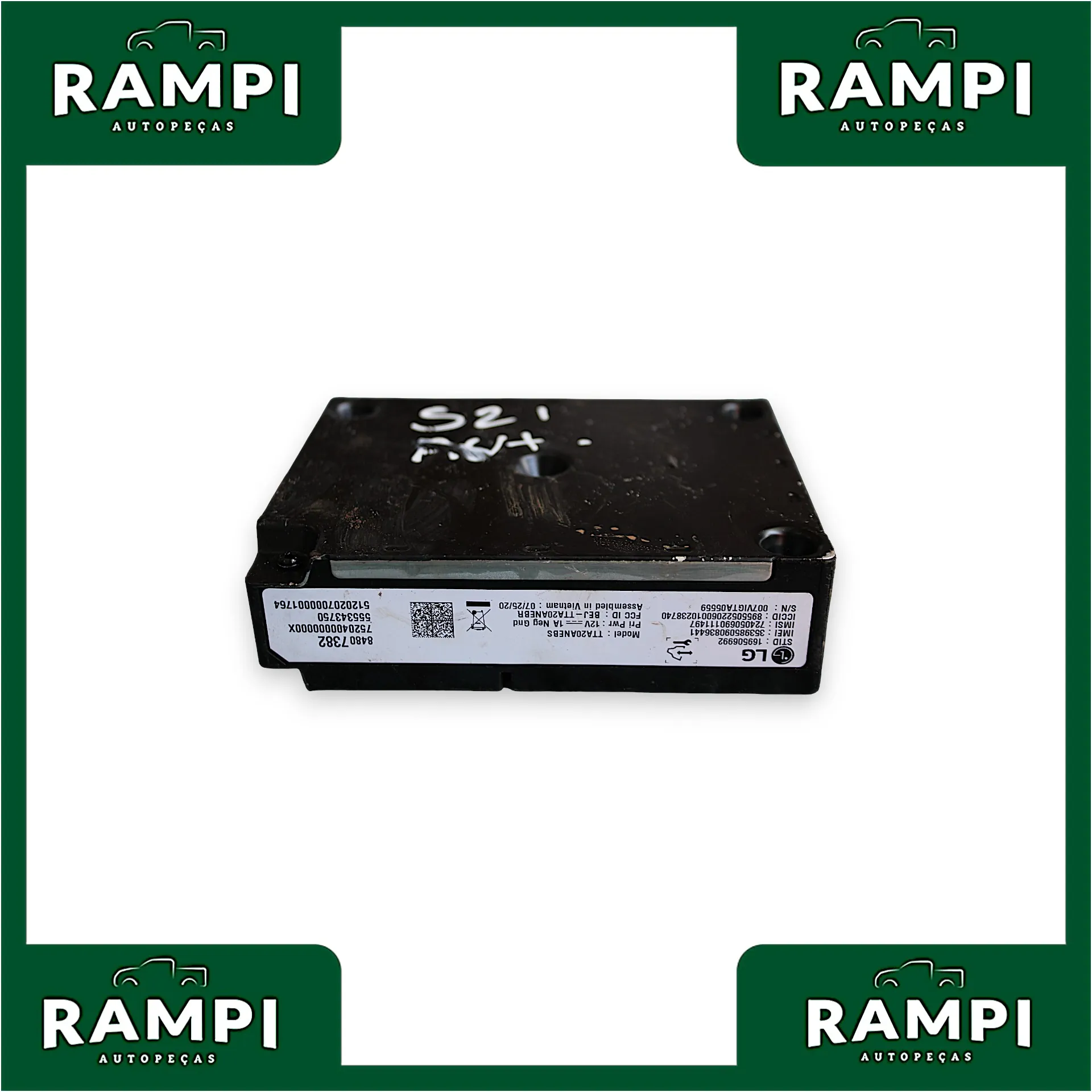 Módulo Central Interface Multimida GM S10 2020 84807382 