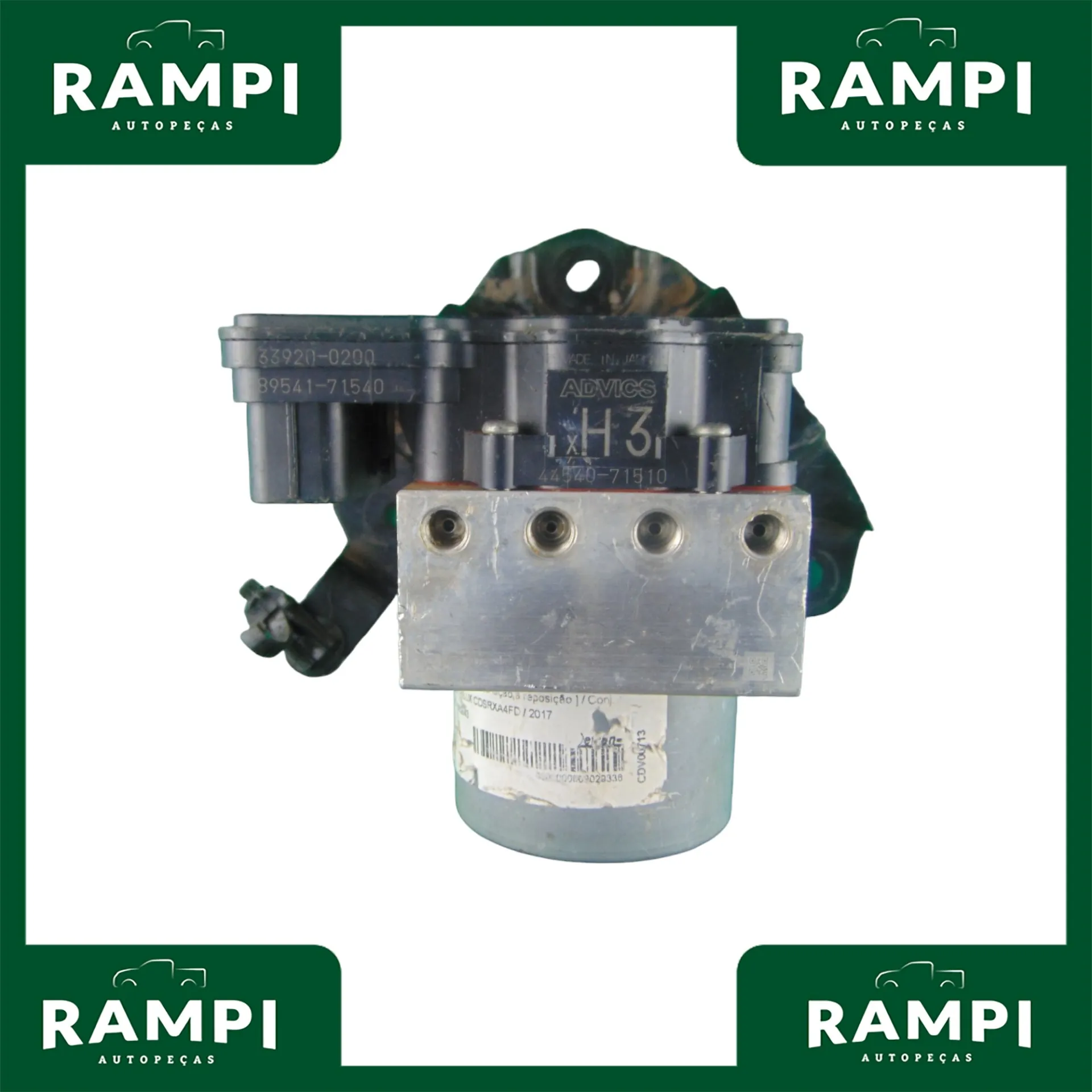 Módulo Central De Abs Hilux 2017 2.8 Diesel 4454071510 8954171540