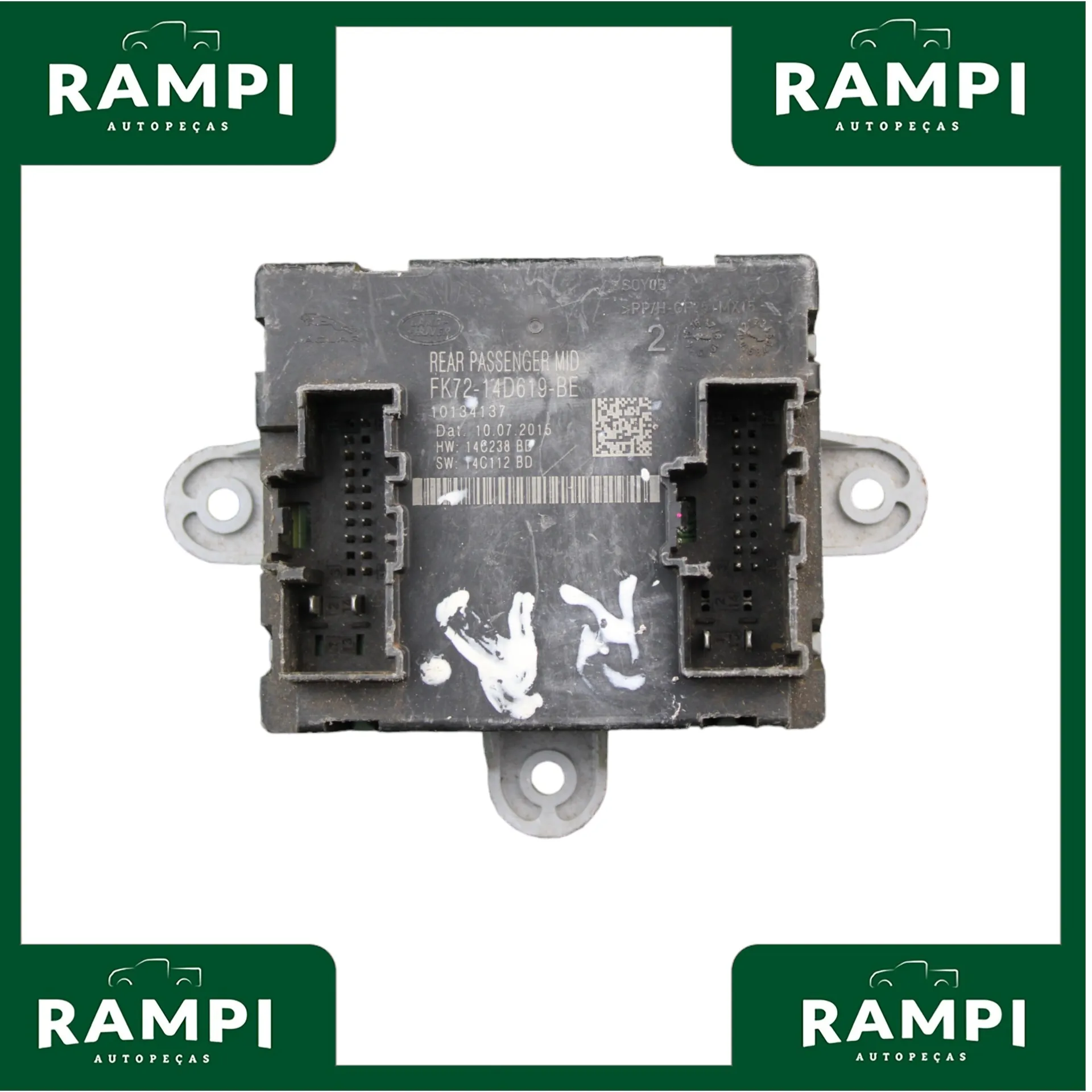 Módulo Central Porta Traseira Direita Range Rover Sport fk7214d619be