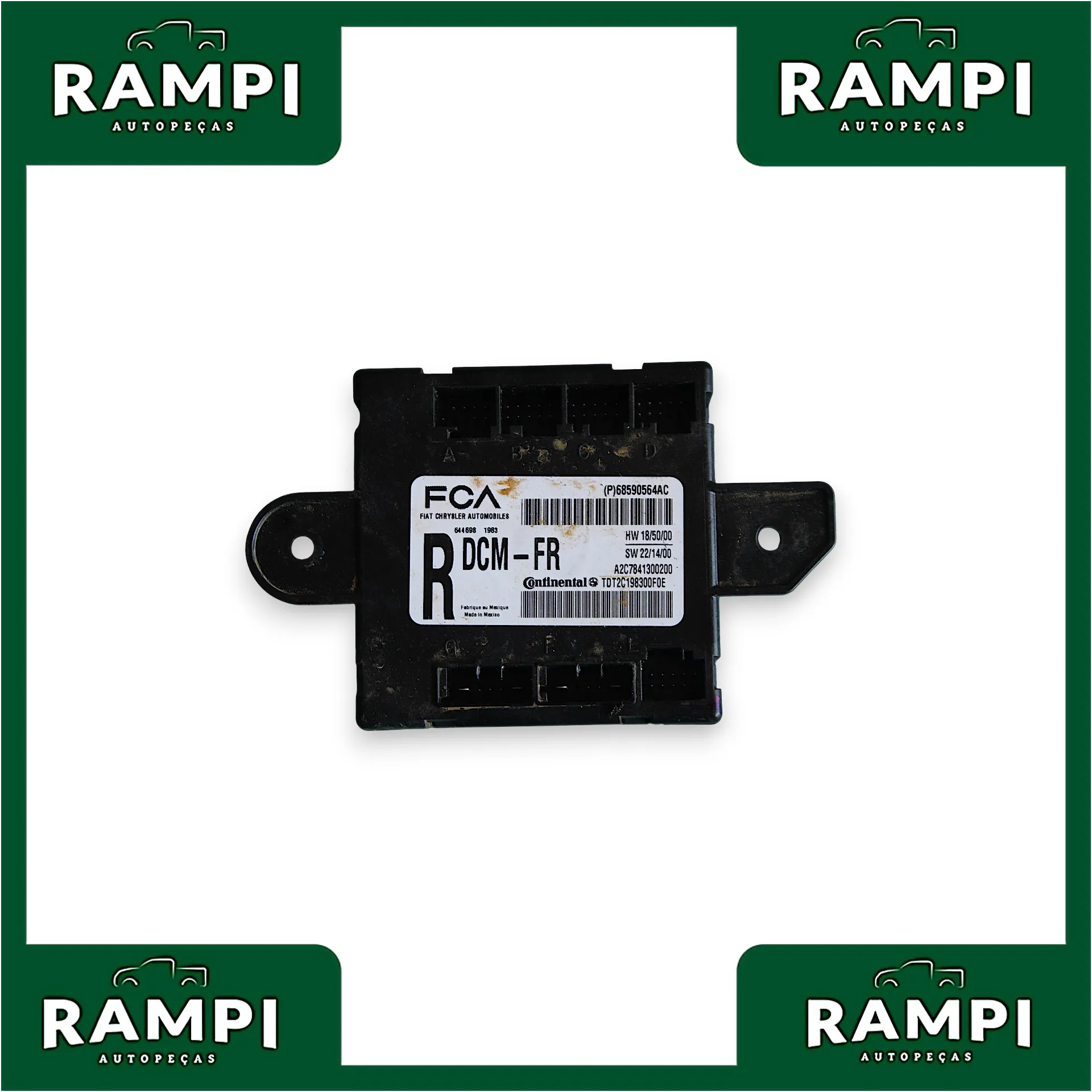 Módulo Porta Dianteira Direita Dodge Ram 2024 68590564ac