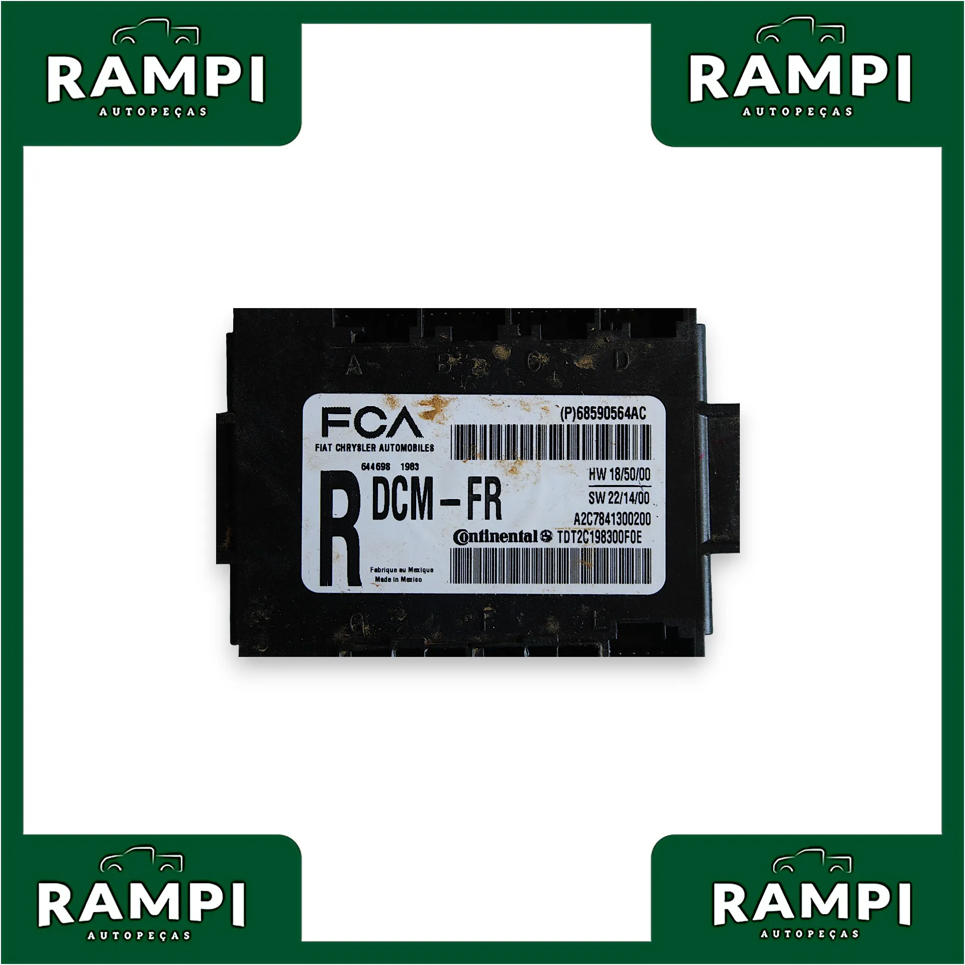 Módulo Porta Dianteira Direita Dodge Ram 2024 68590564ac