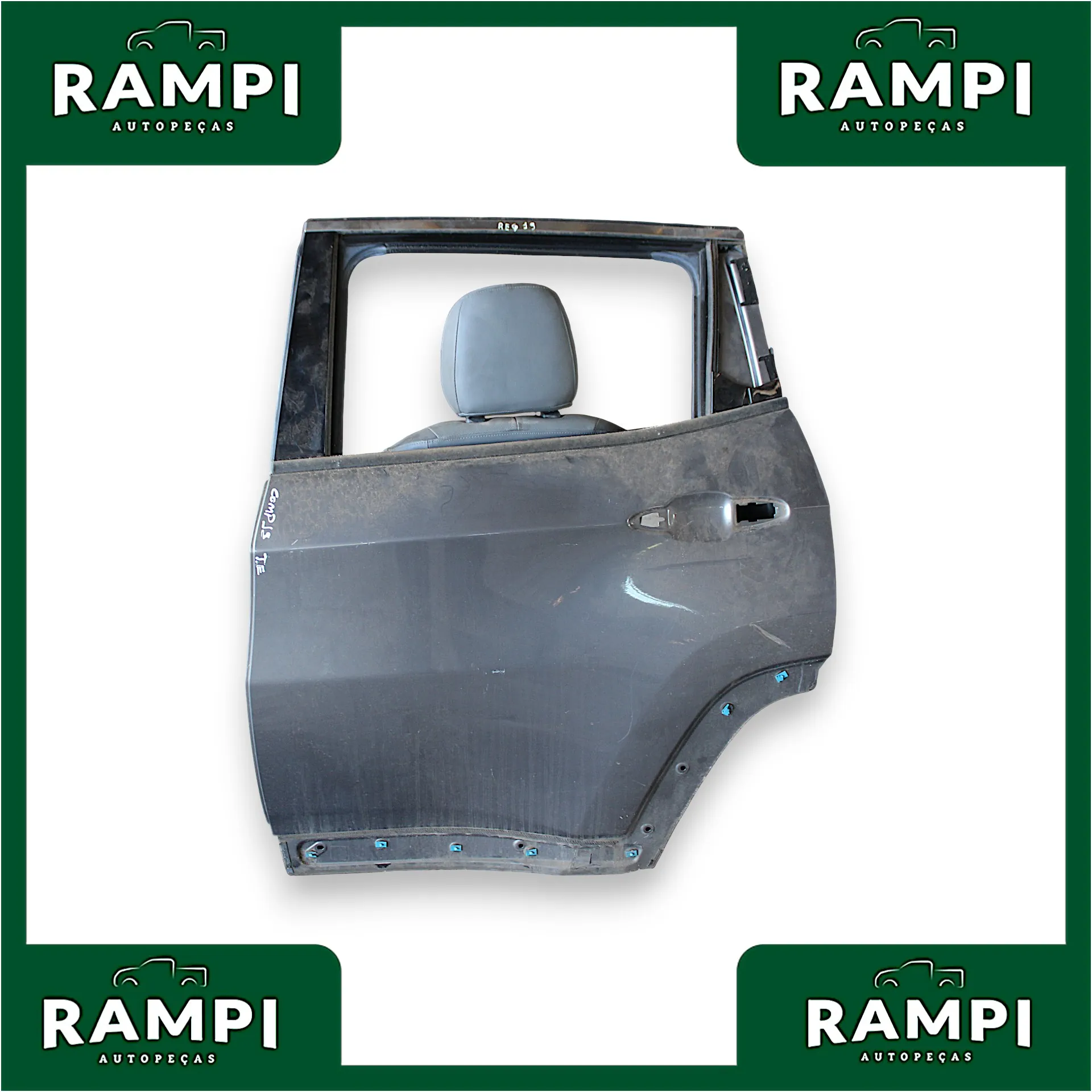 Porta Jeep Compass 2019 Traseira Esquerda