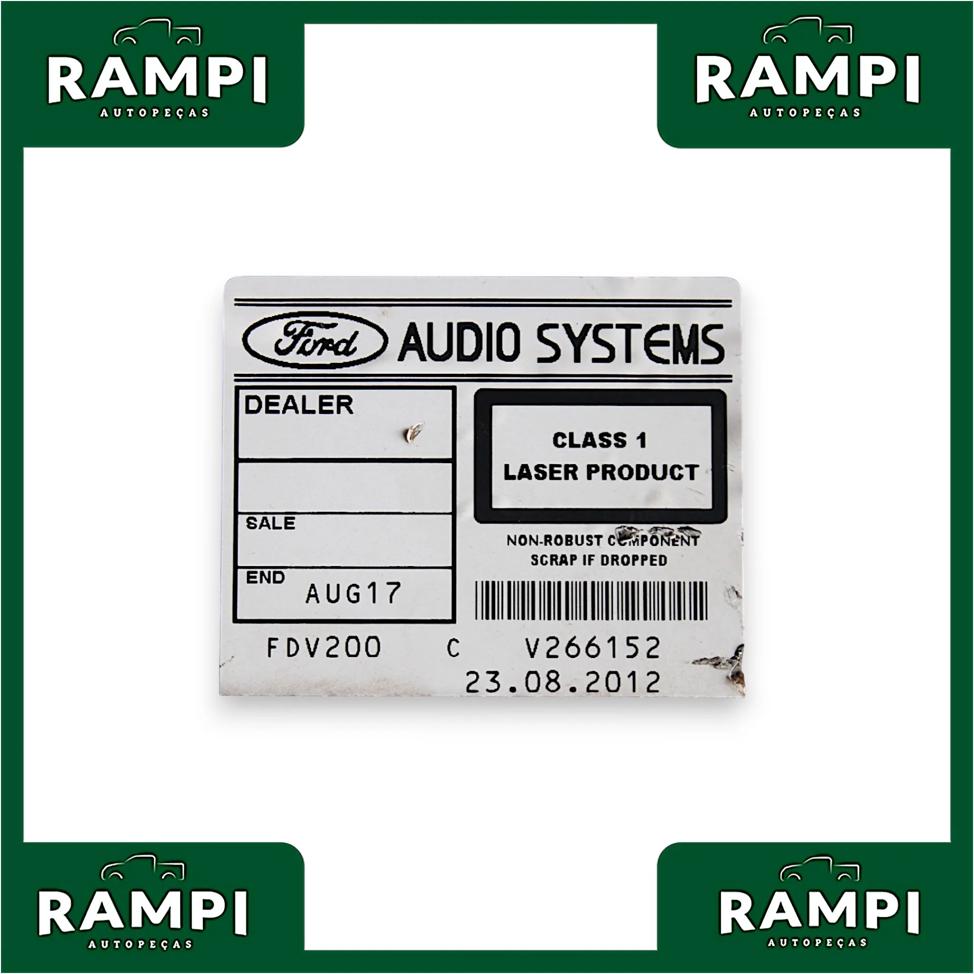 Rádio Ford Trânsit 2013 2.2