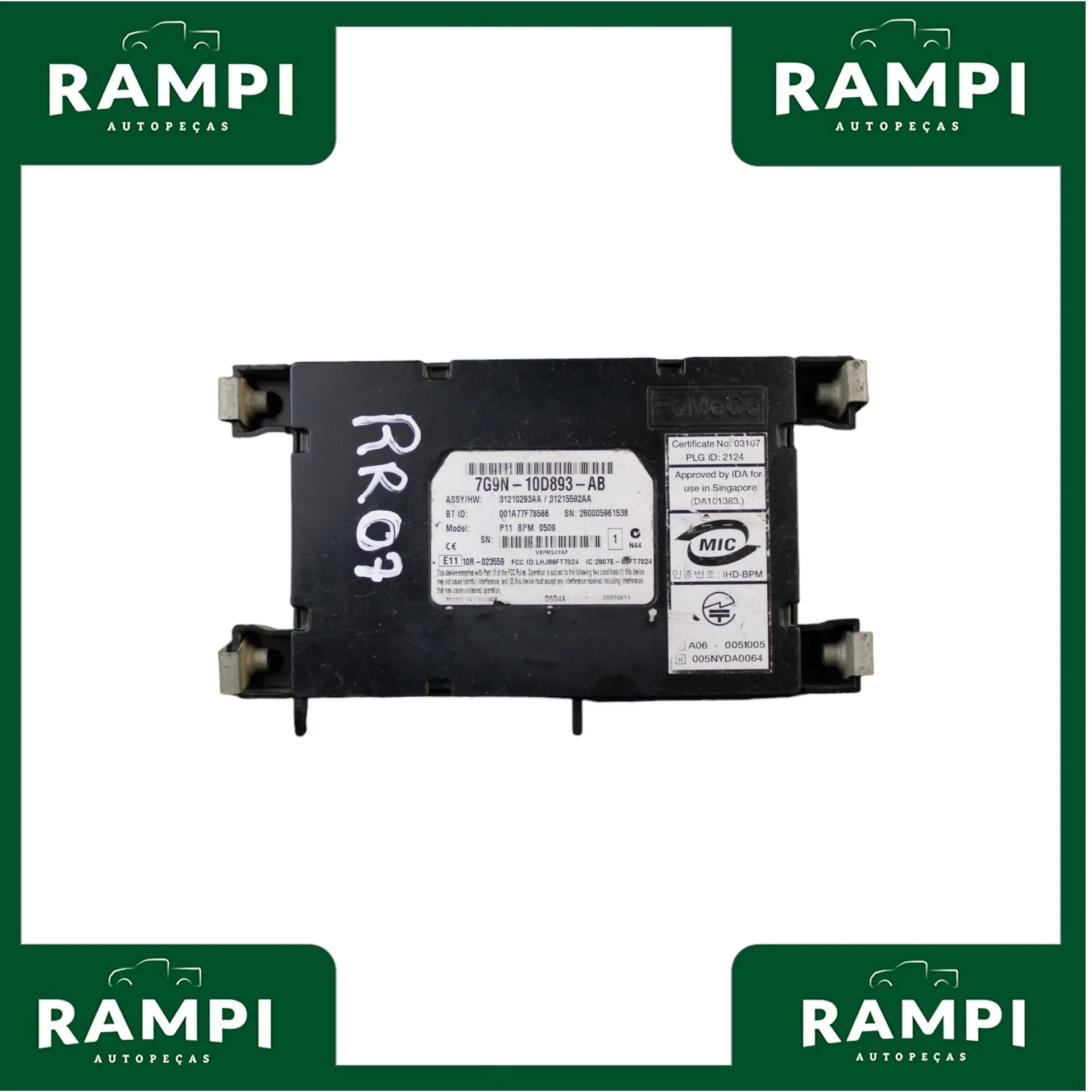 Módulo Central Bluetooth Free Lander 2 2007 7g9n10d893ab