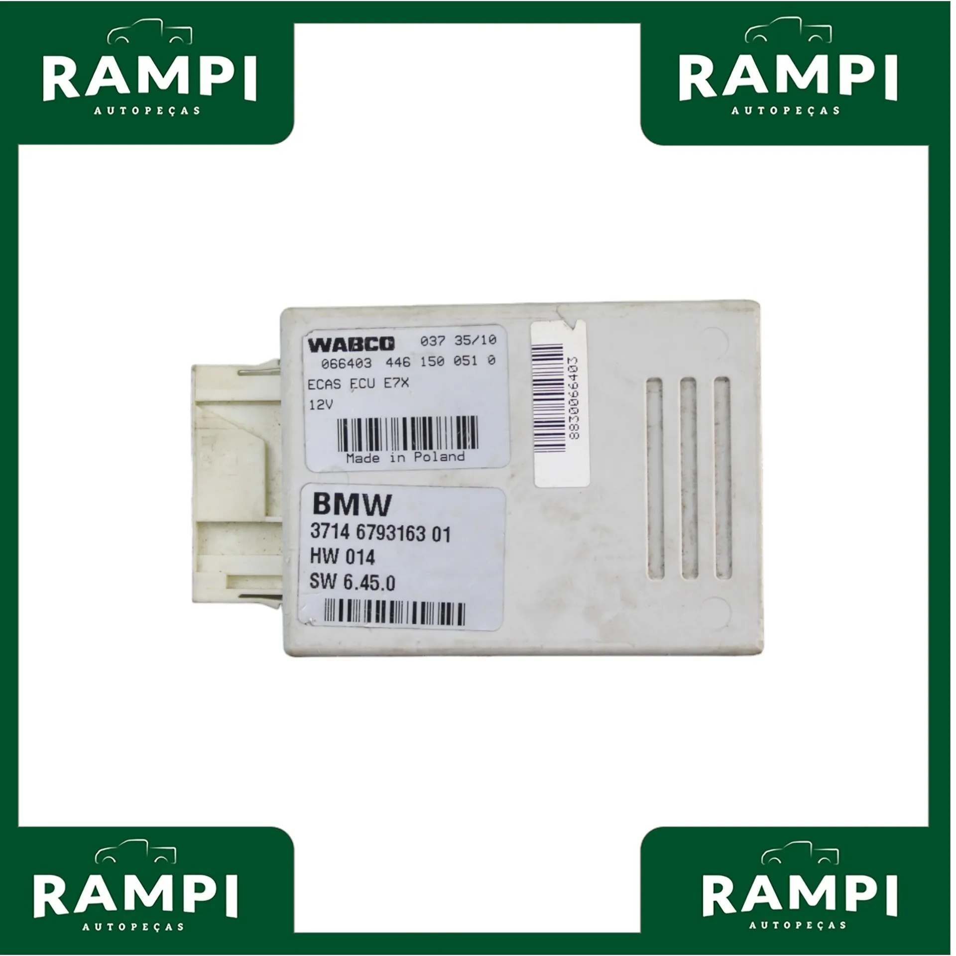 Módulo Central Controle Suspensão BMW X6 2011 3714679316301