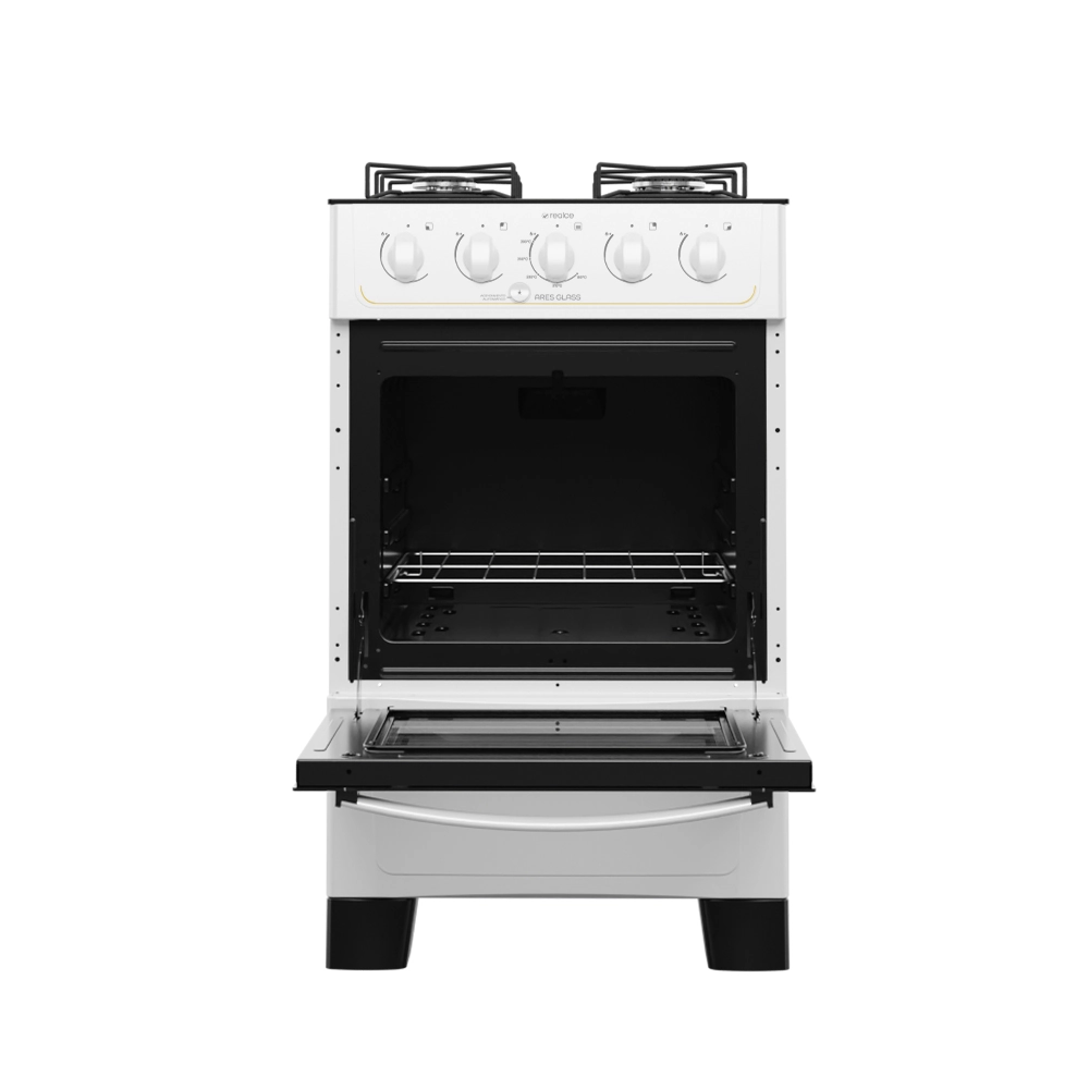 Fogão Ares Glass 4 Bocas Branco