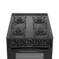 Fogão Ares Glass 4 Bocas Preto