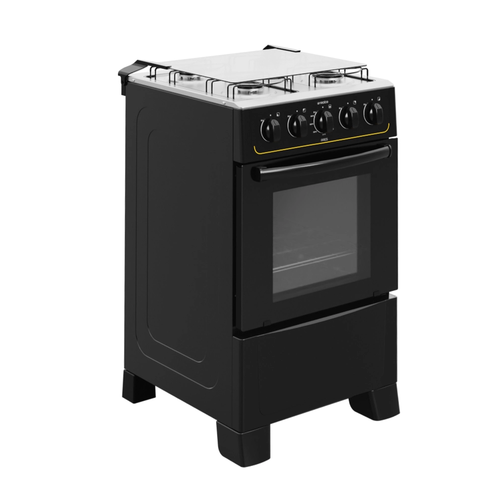 Fogão Ares 4 Bocas Preto