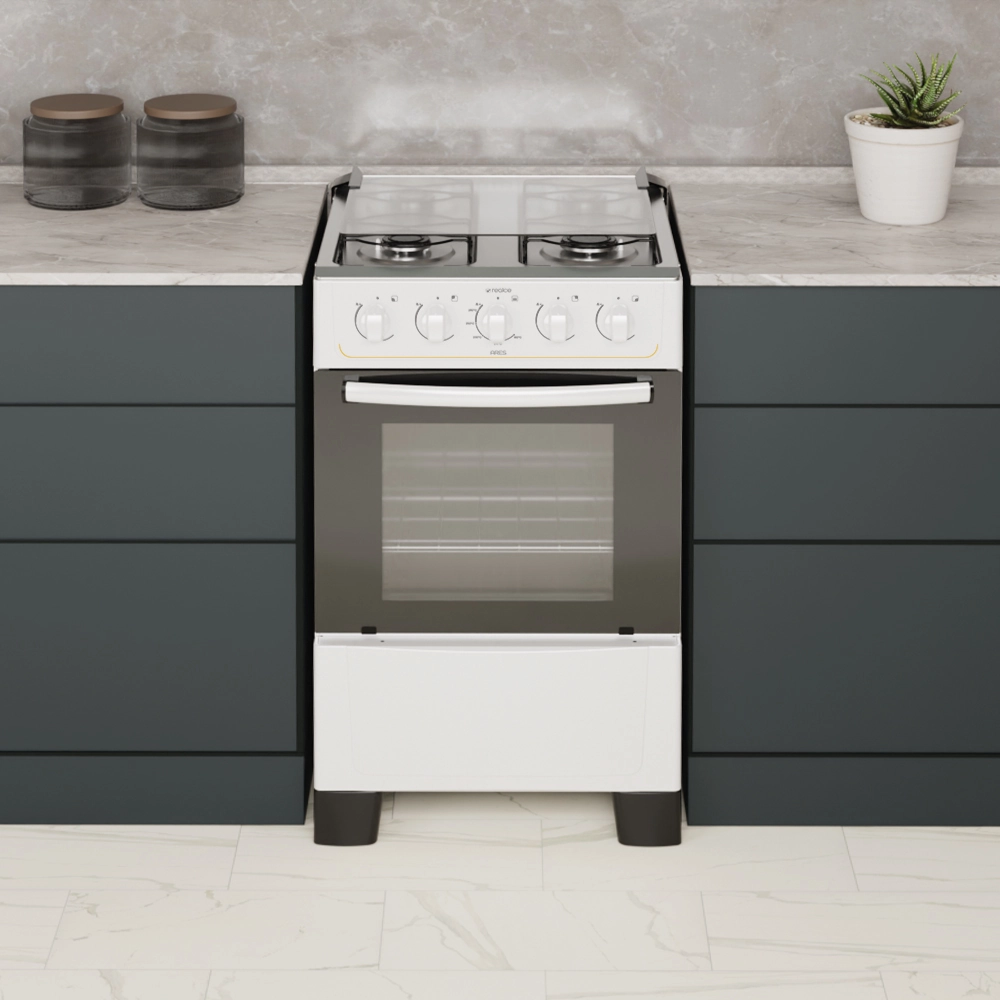 Fogão Ares 4 Bocas Branco