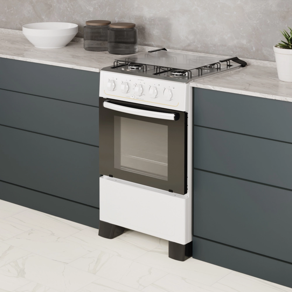 Fogão Ares Plus 4 Bocas Branco