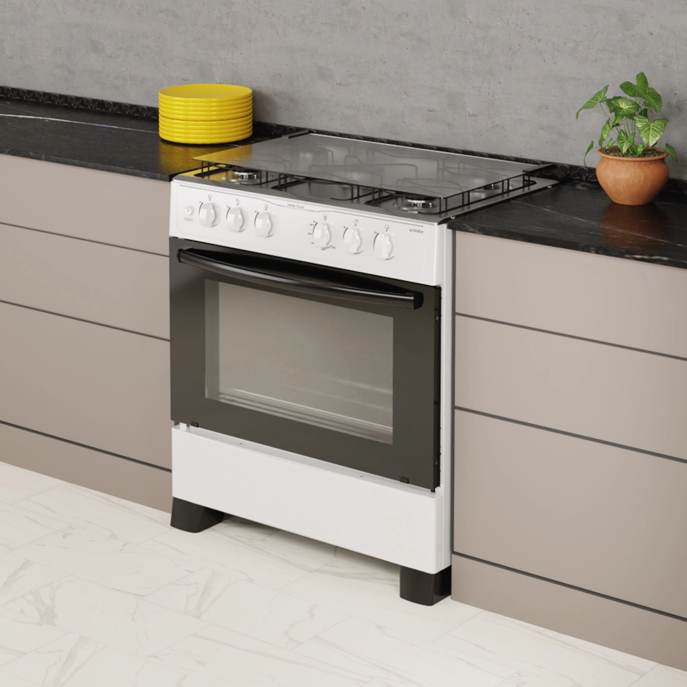 Fogão Hera Plus 5 Bocas Branco