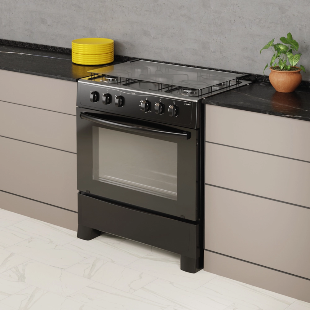 Fogão Hera 5 Bocas Preto