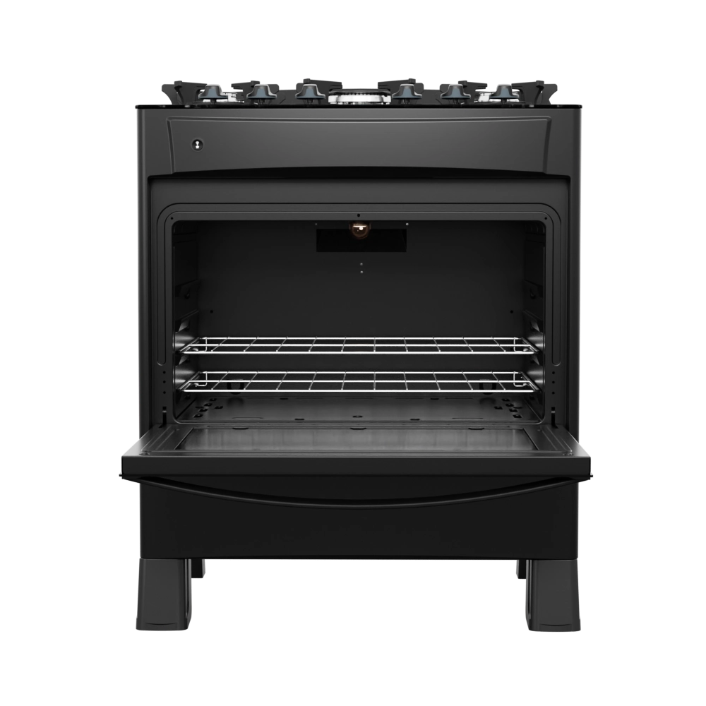 Fogão Íris Timer Glass 5 Bocas Preto