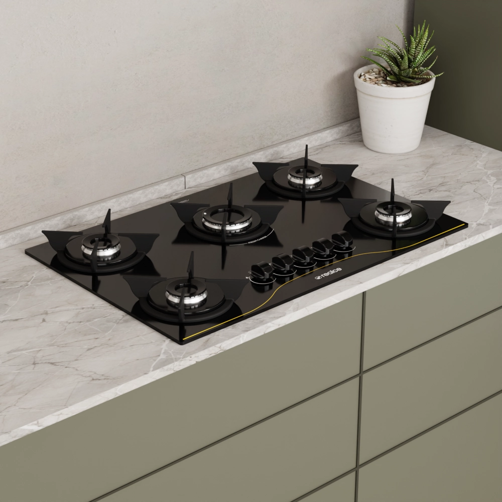 Fogão Cooktop 5 Bocas
