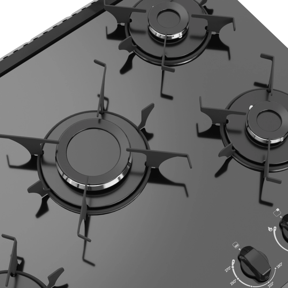 Fogão Smart Glass 5 Bocas Branco