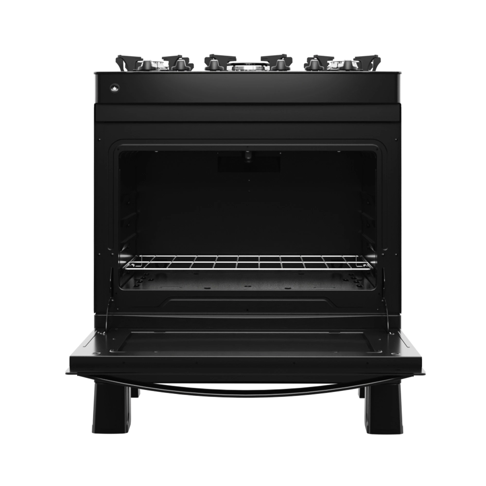 Fogão Premium Glass 5 Bocas Preto