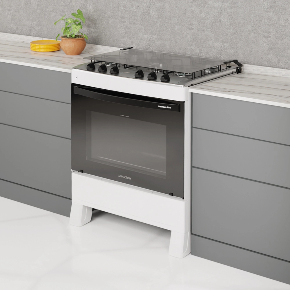 Fogão Premium Plus 5 Bocas Branco