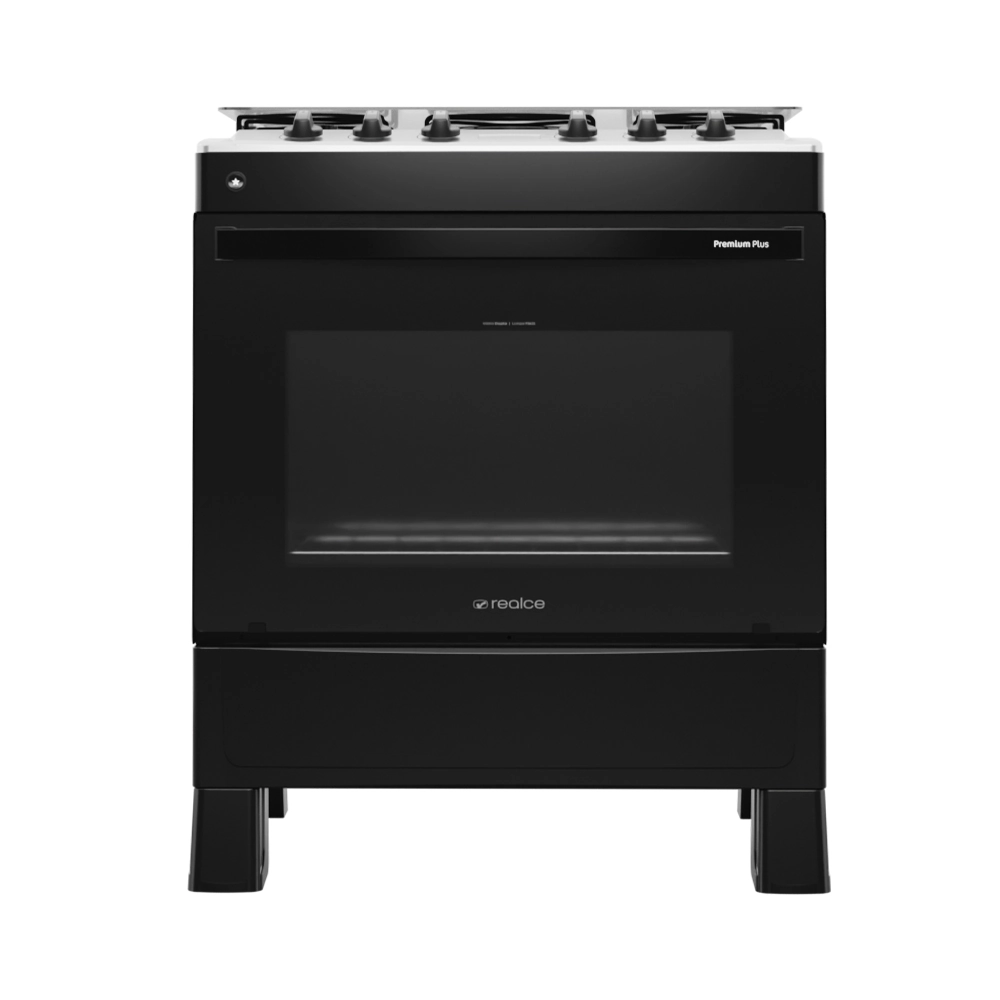 Fogão Premium Plus 5 Bocas Preto