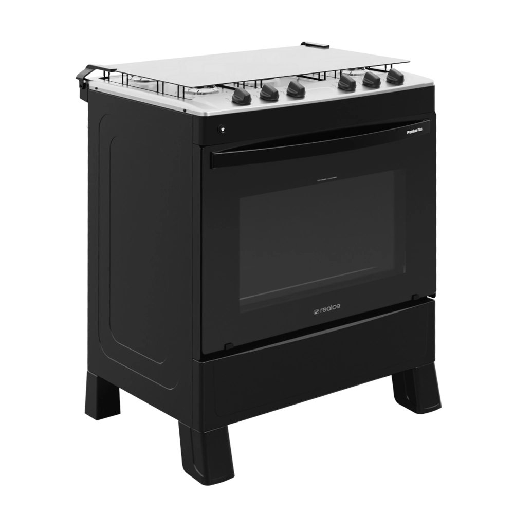Fogão Premium Plus 5 Bocas Preto