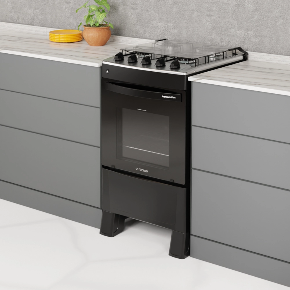 Fogão Premium Plus 4 Bocas Preto