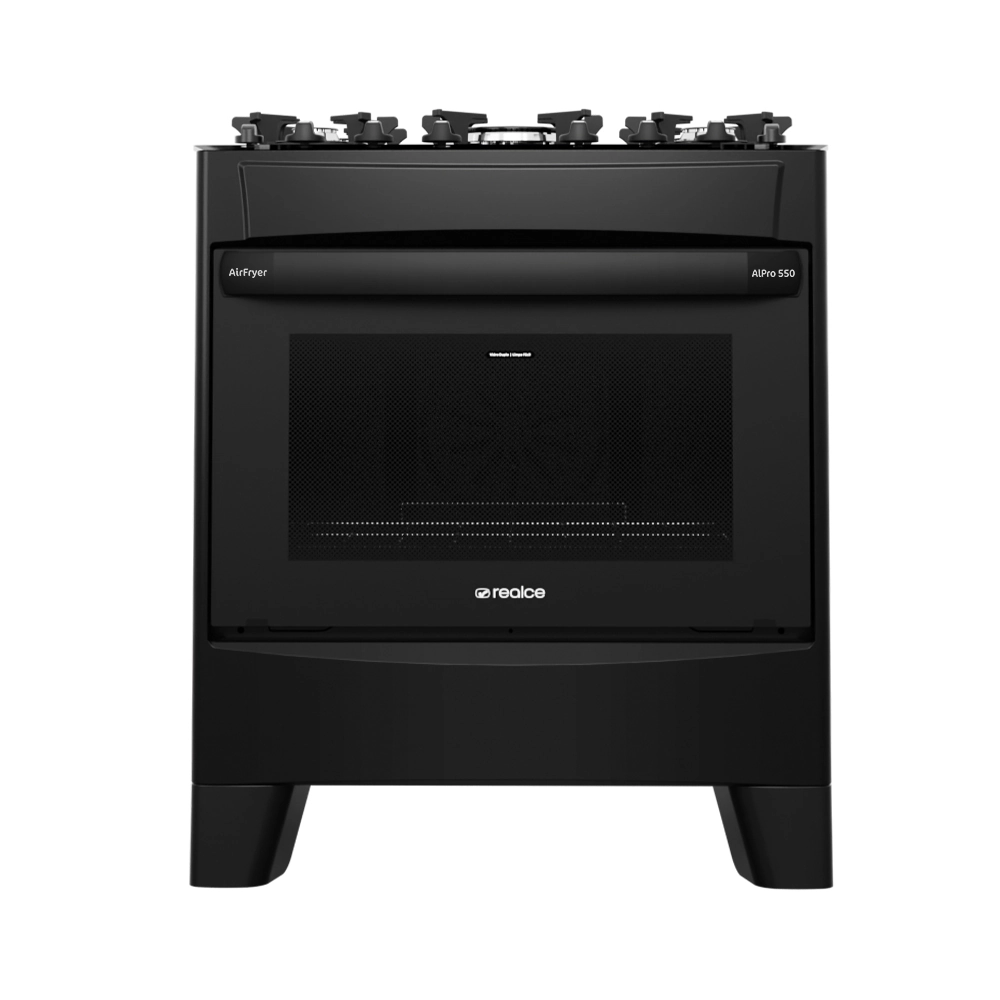 Fogão AlPro 550 5 Bocas – AirFryer e Pedra Pizza 