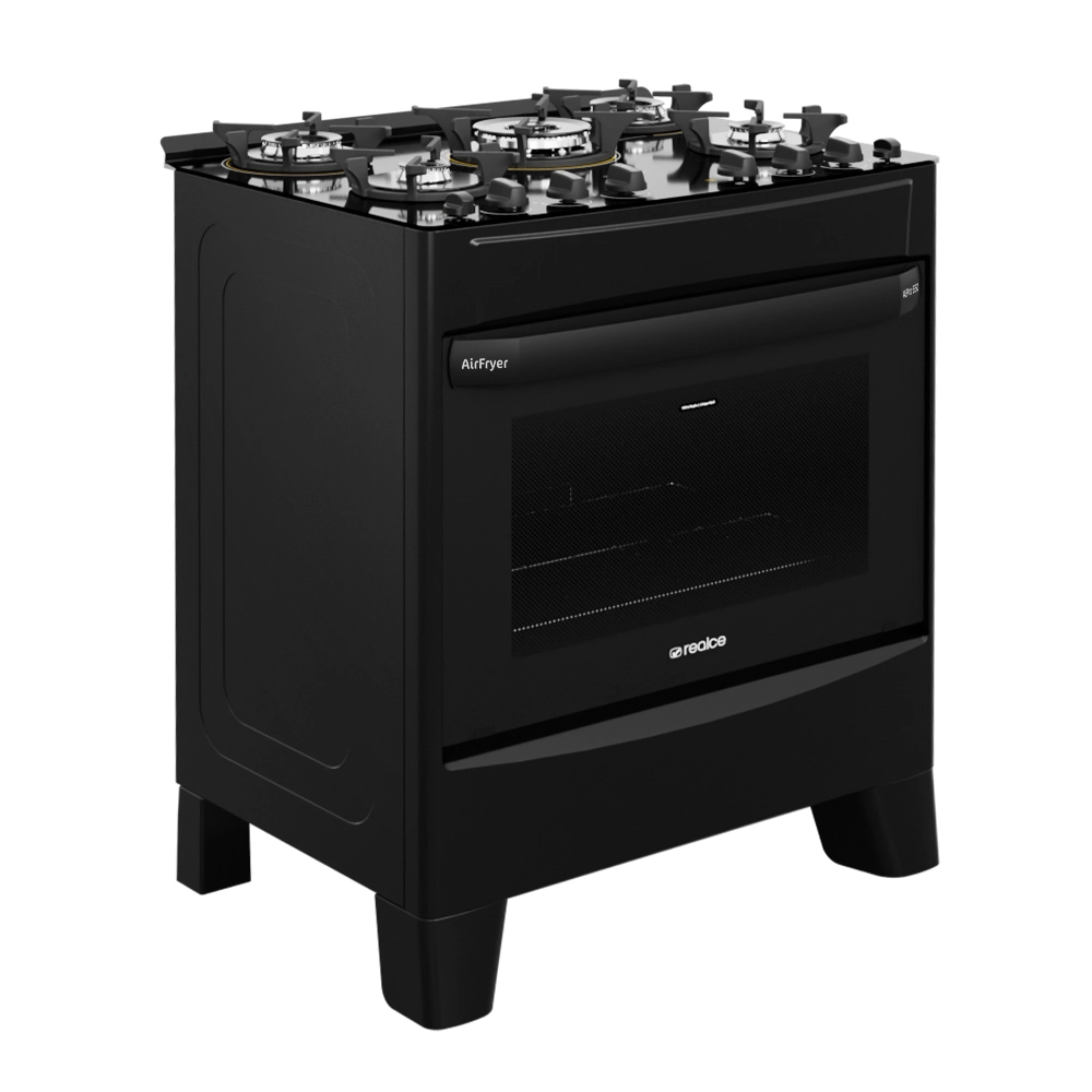 Fogão AlPro 550 5 Bocas – AirFryer e Pedra Pizza 