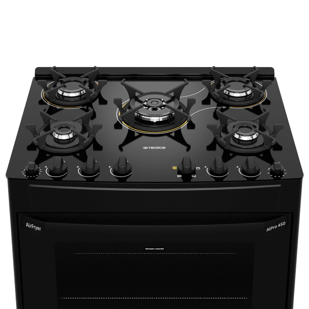 Fogão AlPro 450 5 Bocas – AirFryer