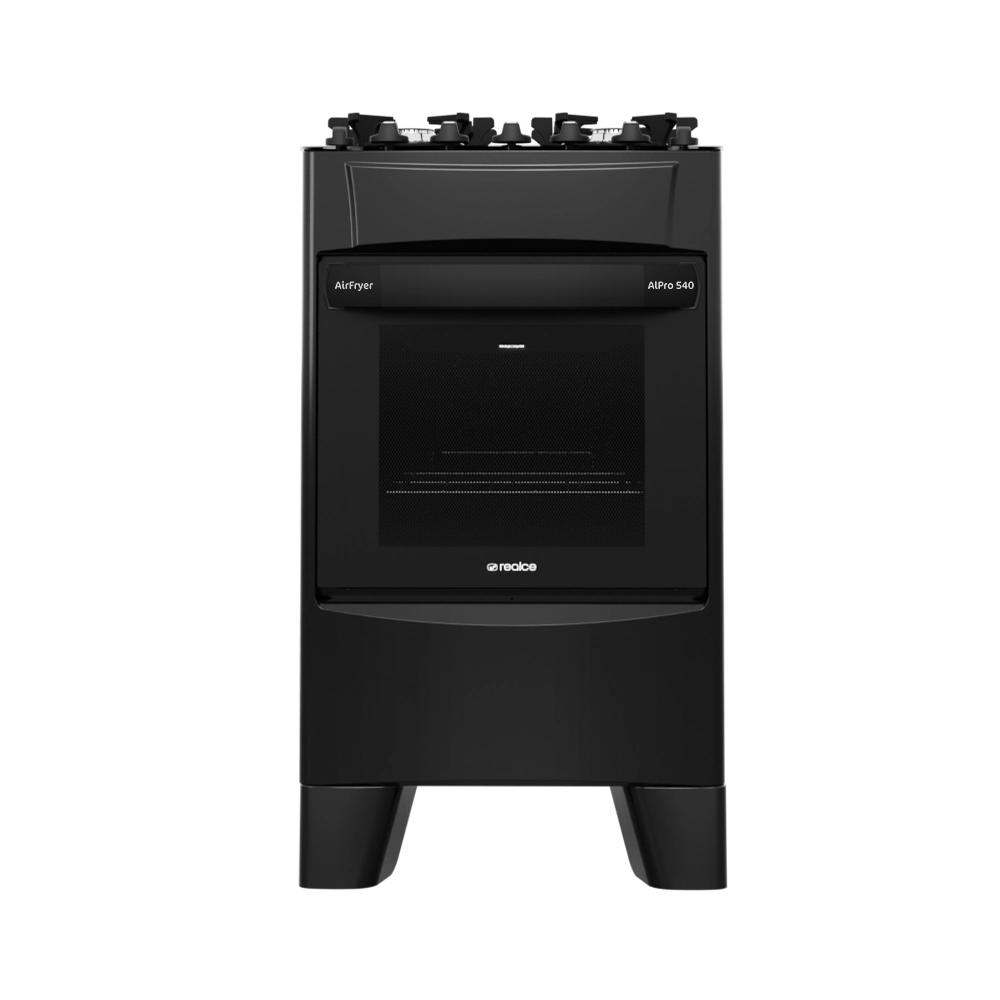 Fogão AlPro 540 4 Bocas – AirFryer e Pedra Pizza 