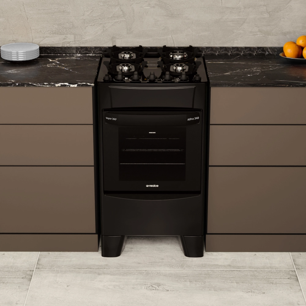 Fogão AlPro 340 4 Bocas – Vapor 360º e Pedra Pizza