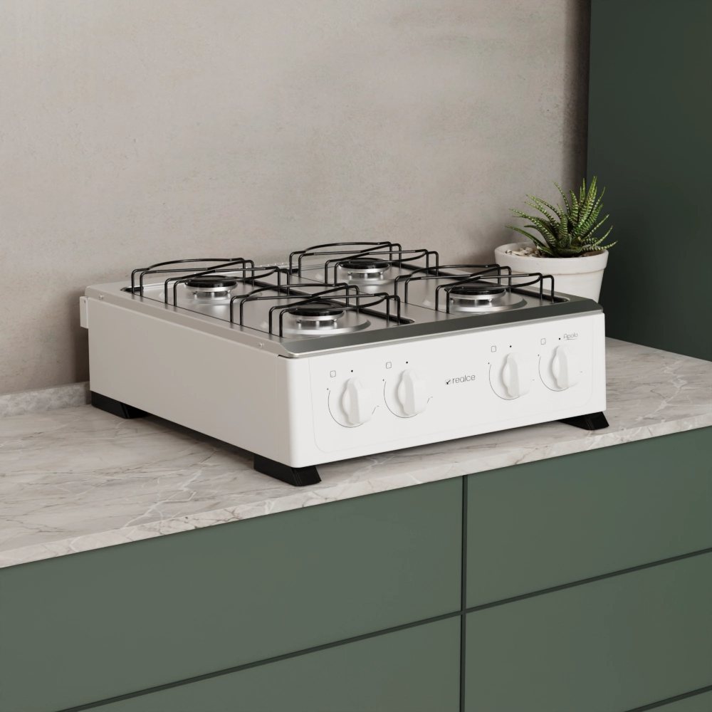 Fogão Apolo 4 Bocas Branco 