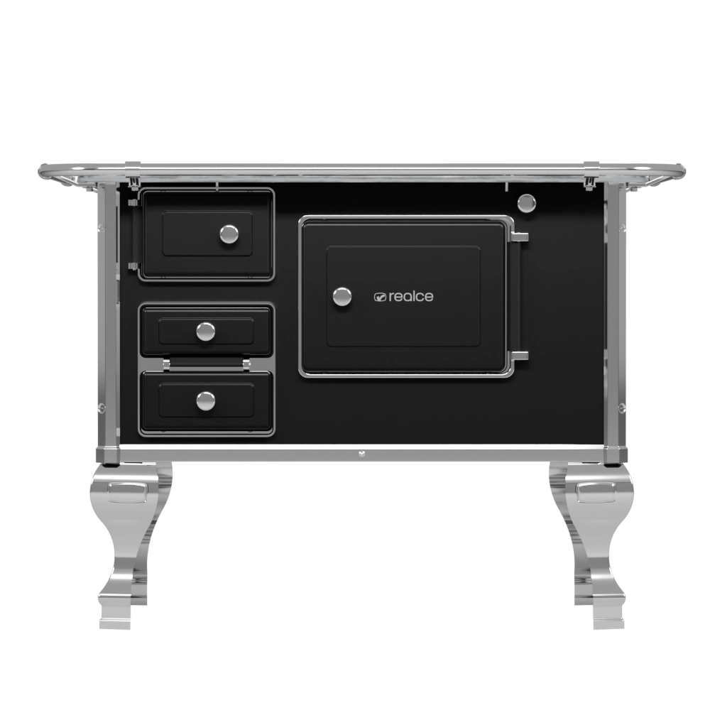 Fogão a Lenha nº2 Preto - direito