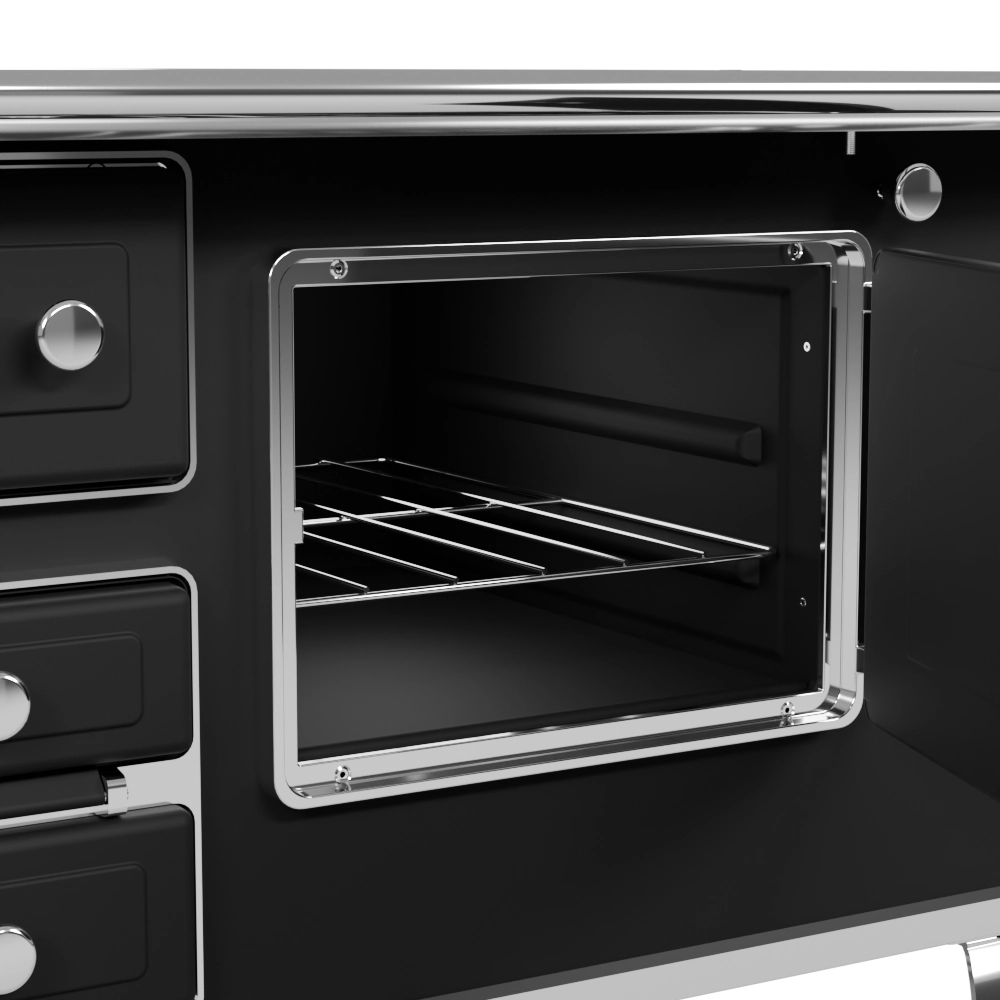 Fogão a Lenha nº2 Preto - direito