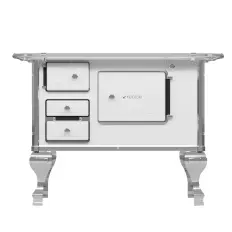 Fogão a Lenha nº2 Branco - direito