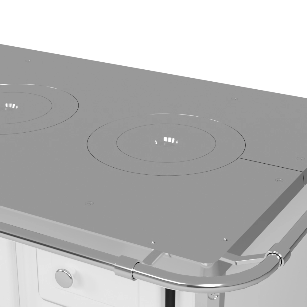 Fogão a Lenha nº2 Branco - esquerdo