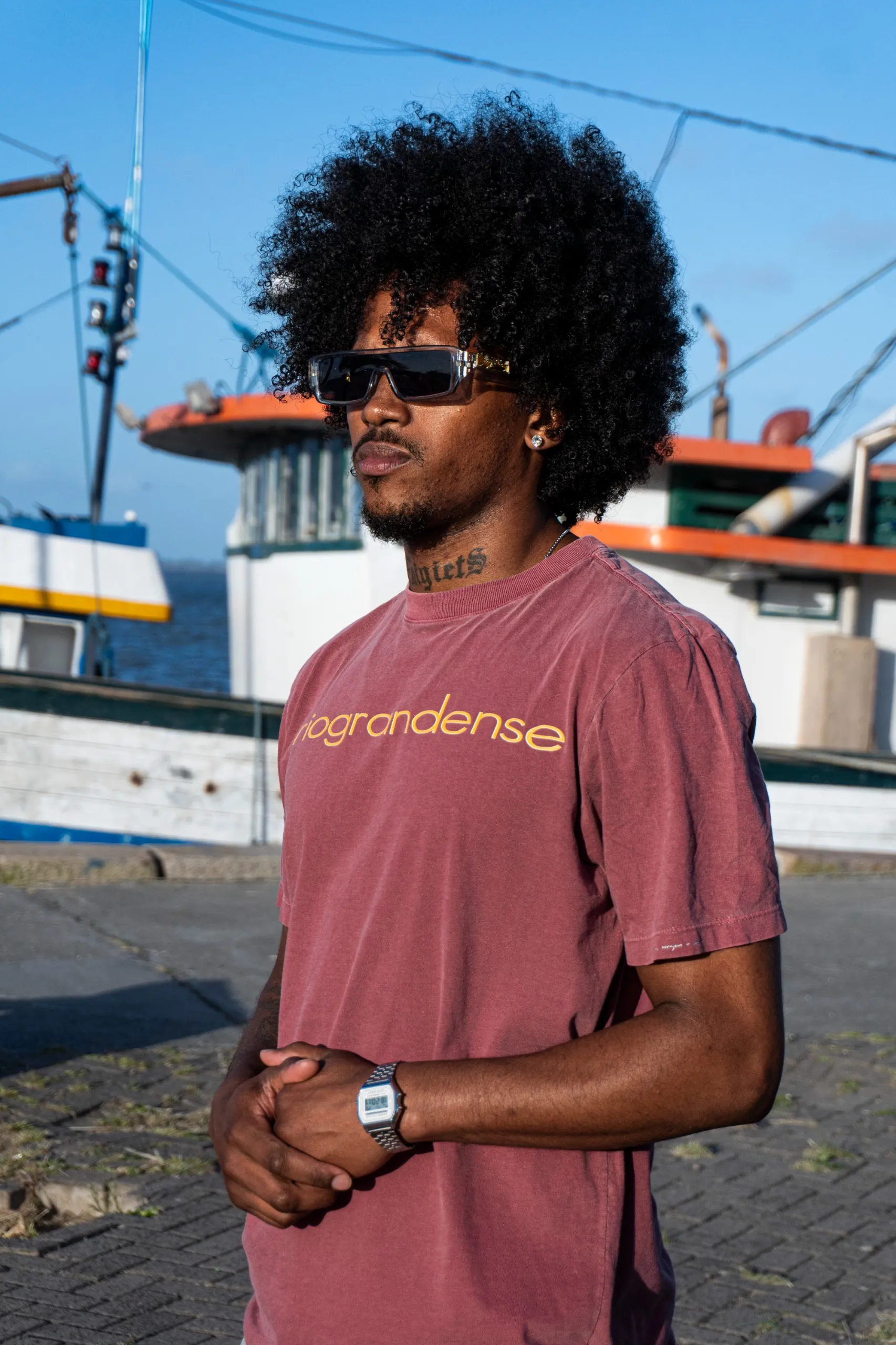 Camiseta Riograndense Estonada Lilás