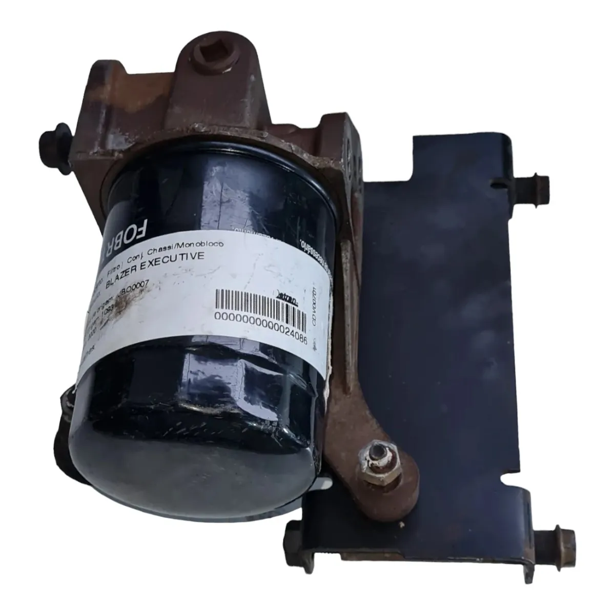 Suporte filtro óleo motor S10 e Blazer V6 até 2000