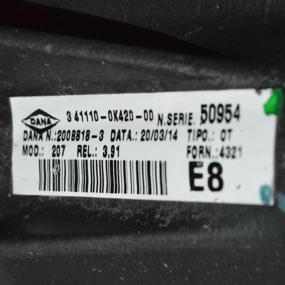 Diferencial traseiro Hilux SW4 2014 3.0 4x4 aut.